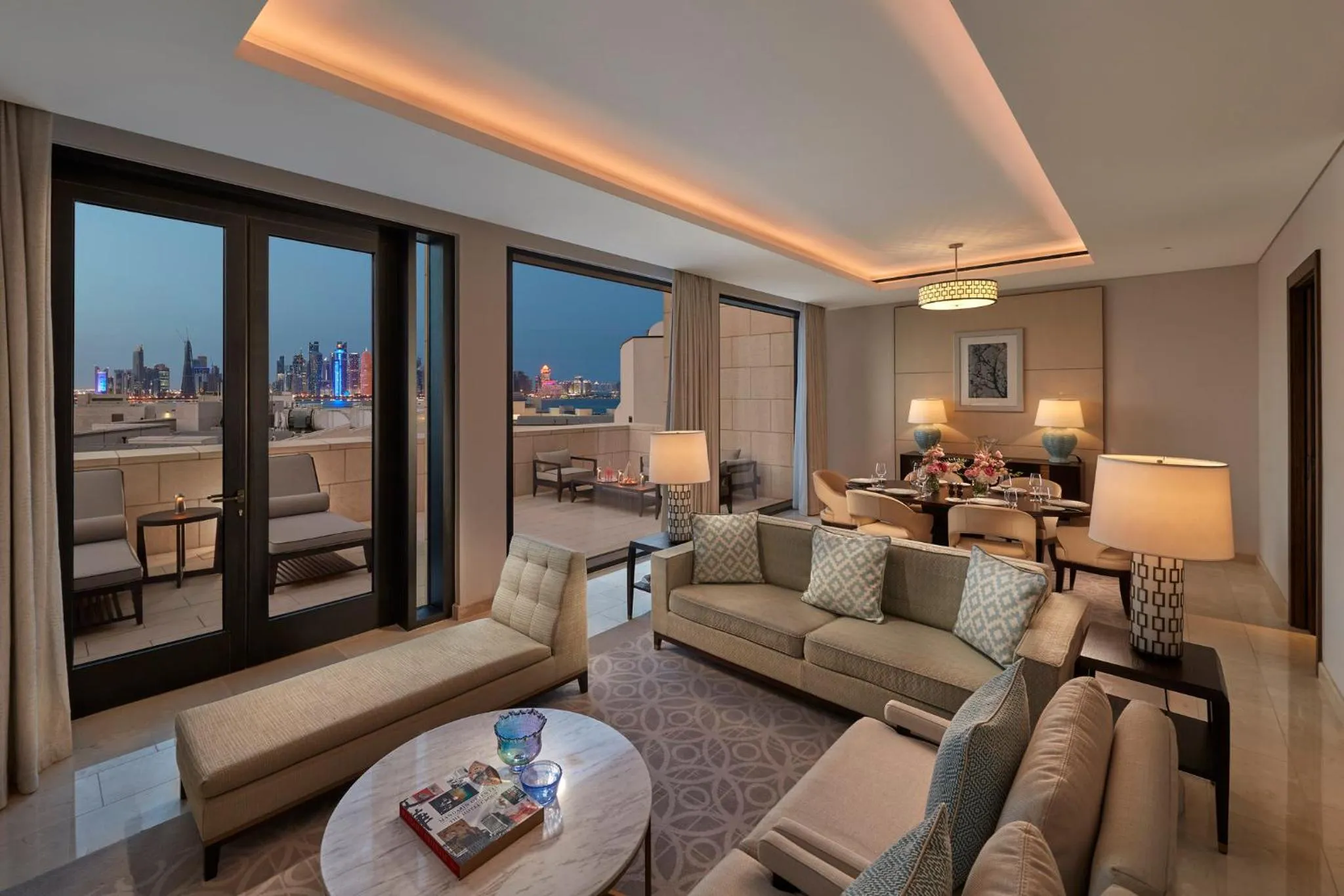 Living room in Mandarin Oriental, Doha