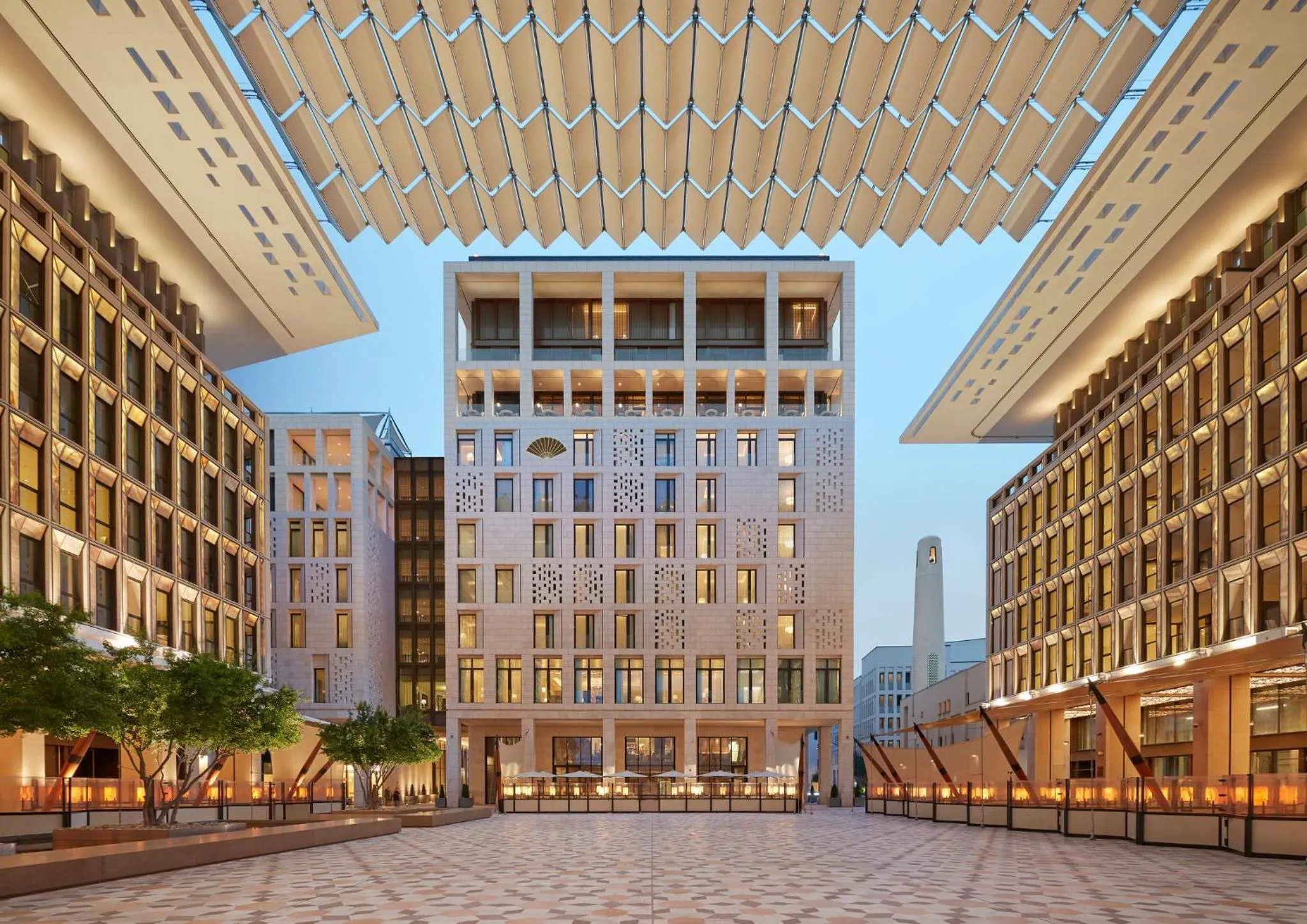 Property building in Mandarin Oriental, Doha