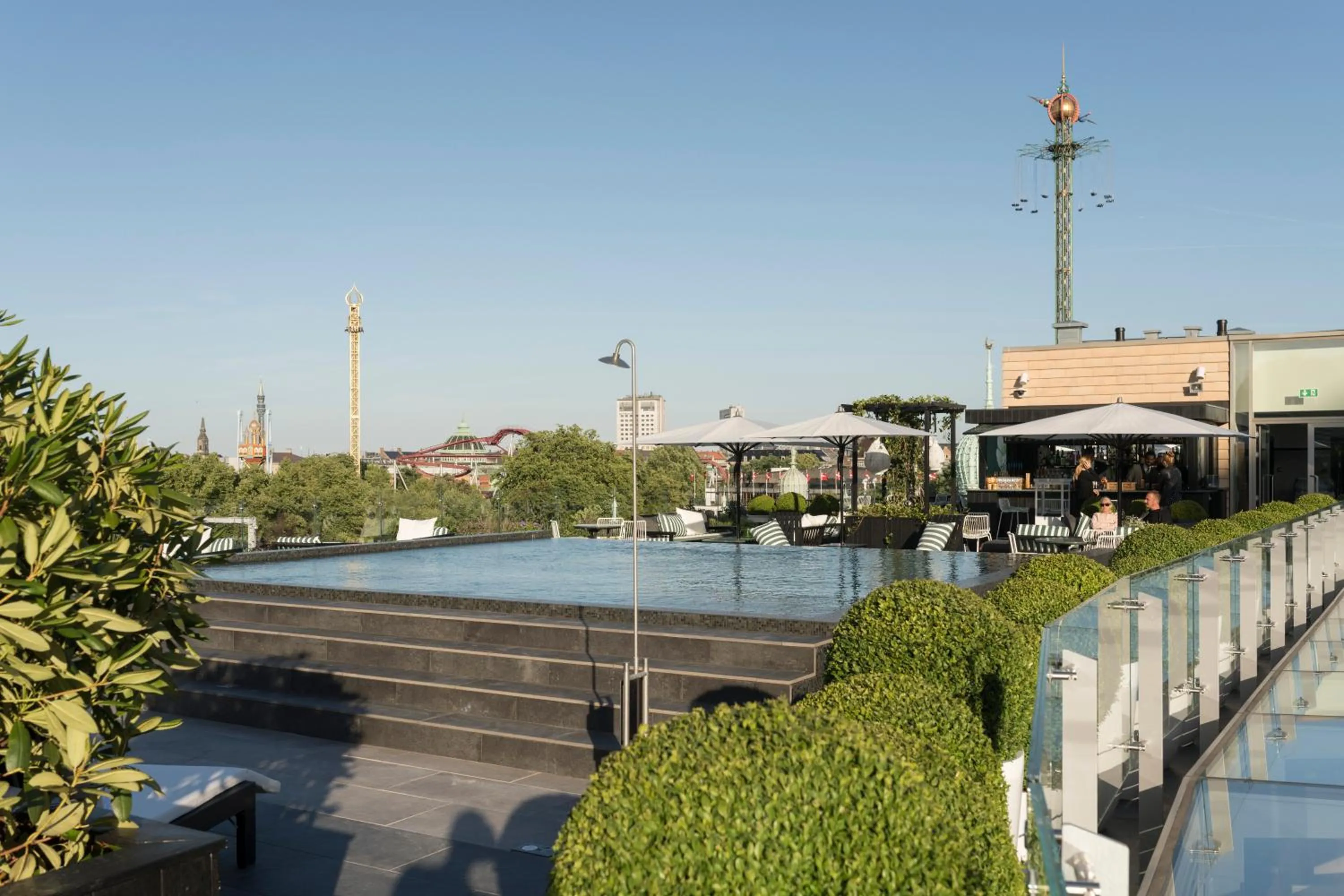 Pool view in Nimb Hotel