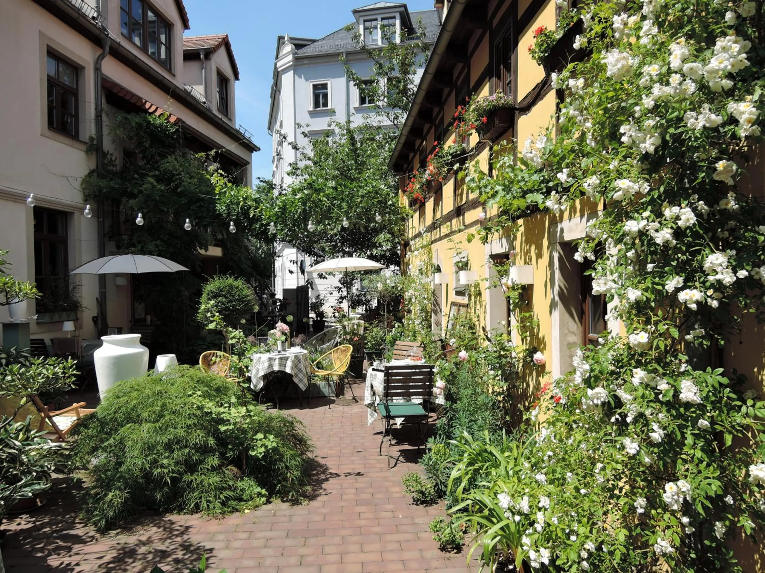 Patio in Fährhaus Meißen B&B