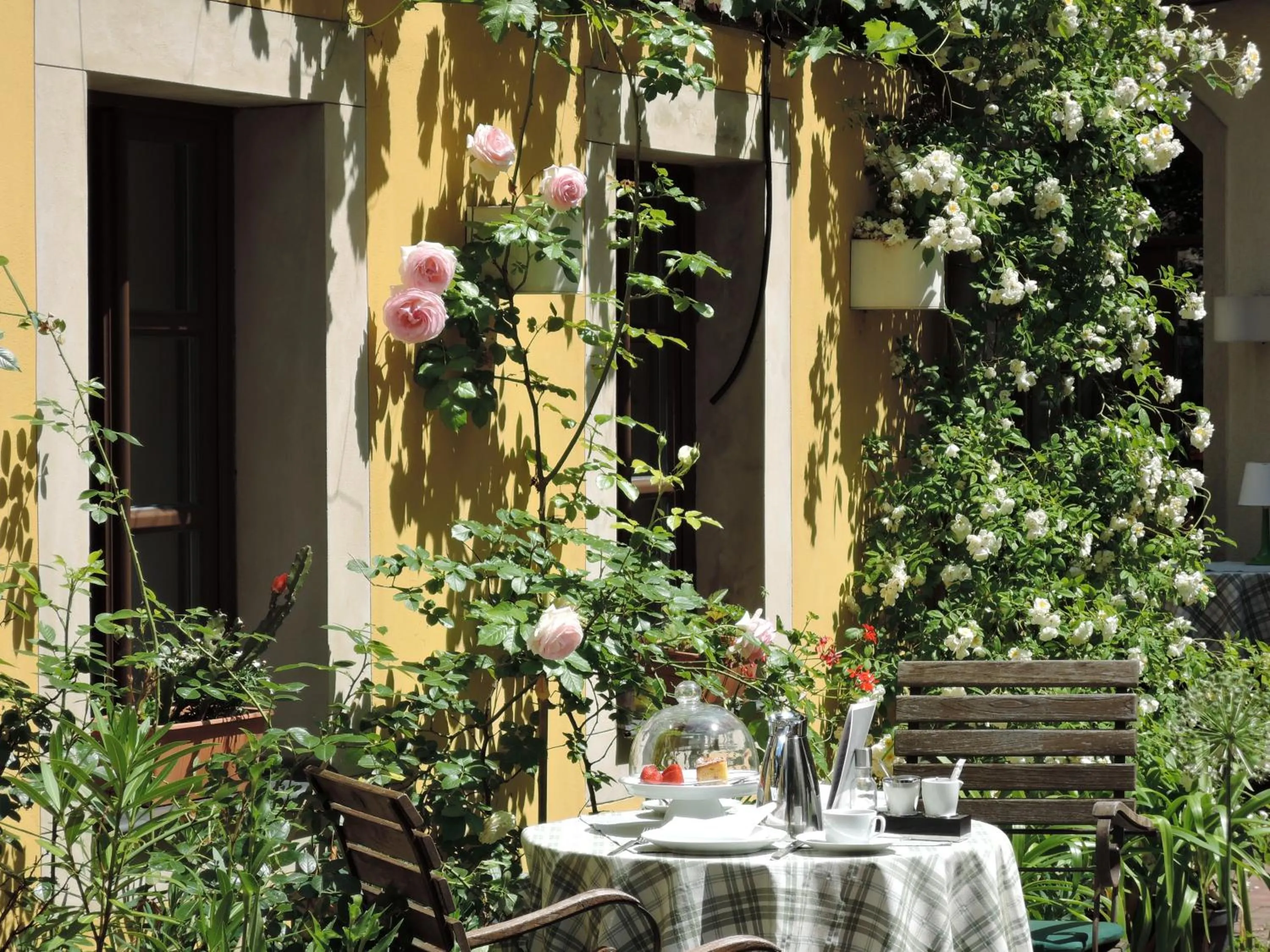 Patio in Fährhaus Meißen B&B