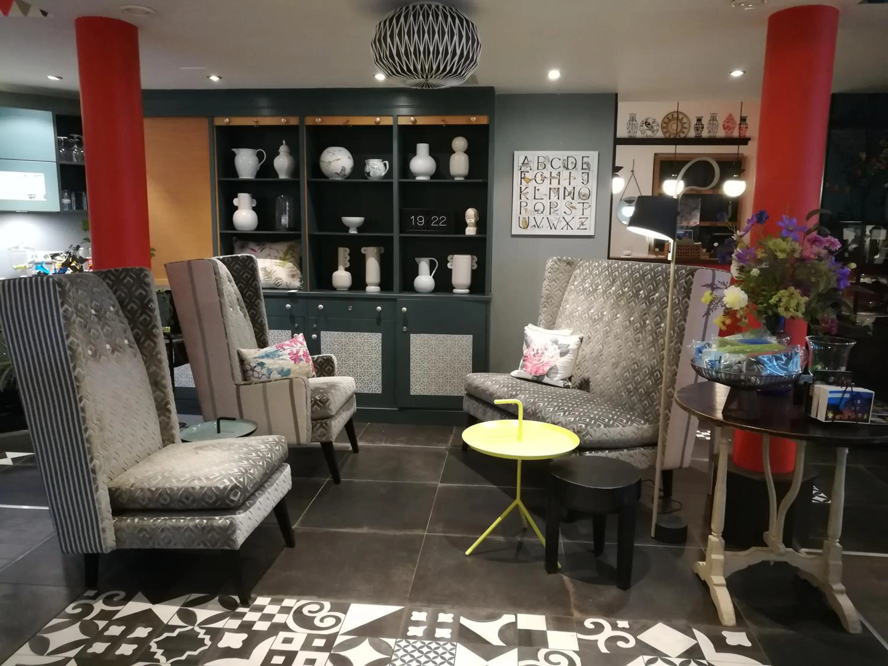 Lobby or reception in Fährhaus Meißen B&B