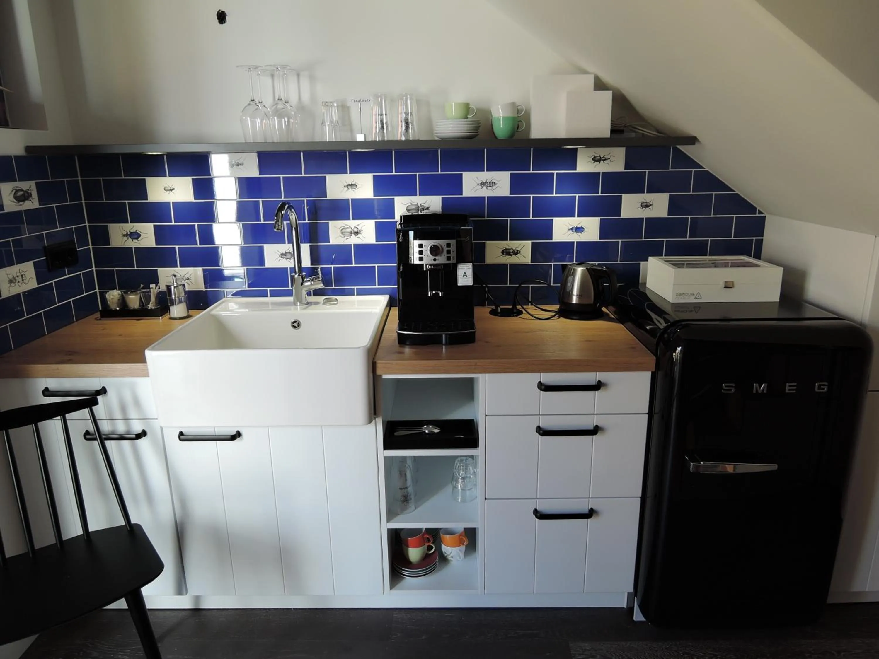 Coffee/tea facilities in Fährhaus Meißen B&B