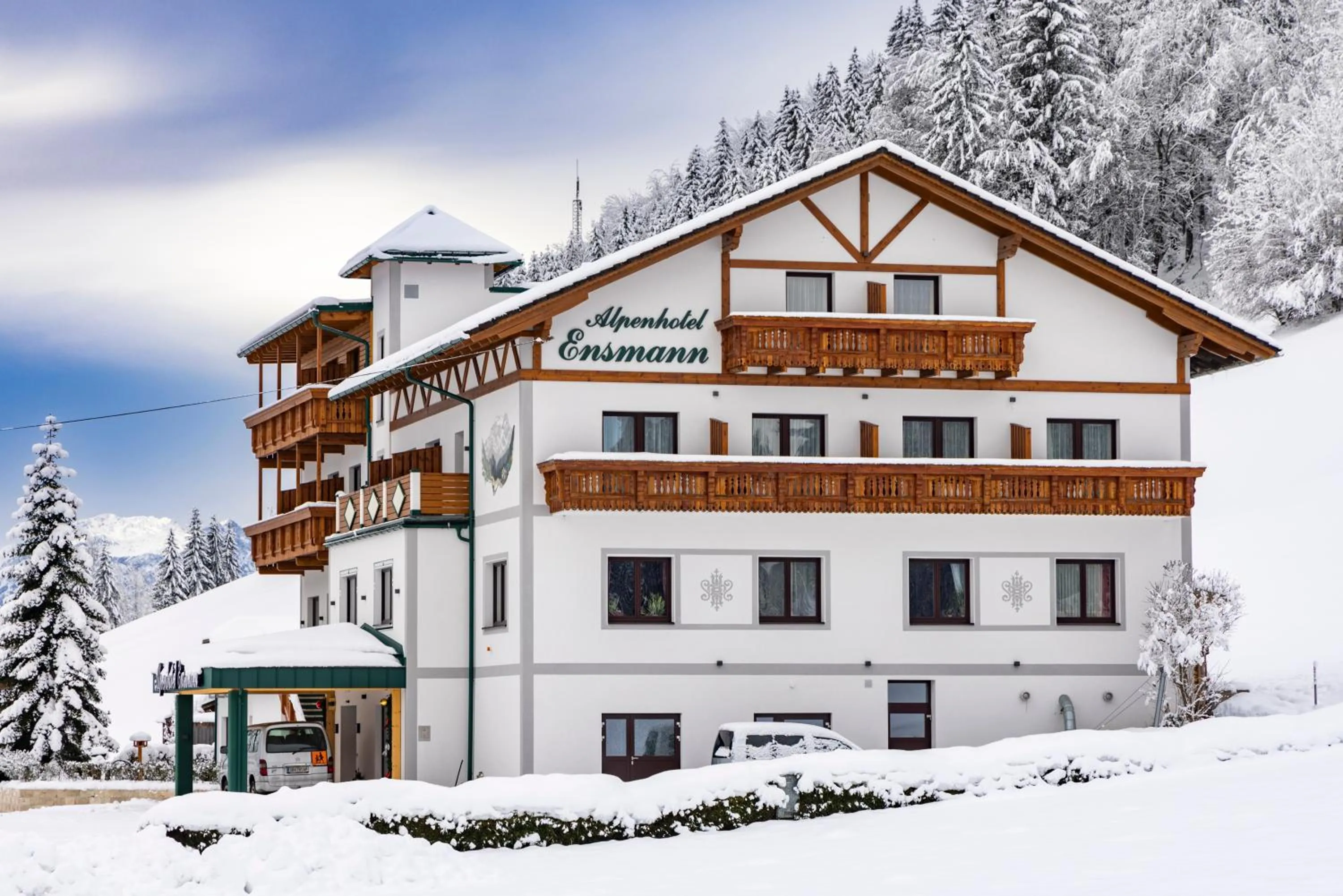 Property building in Alpenhotel Ensmann