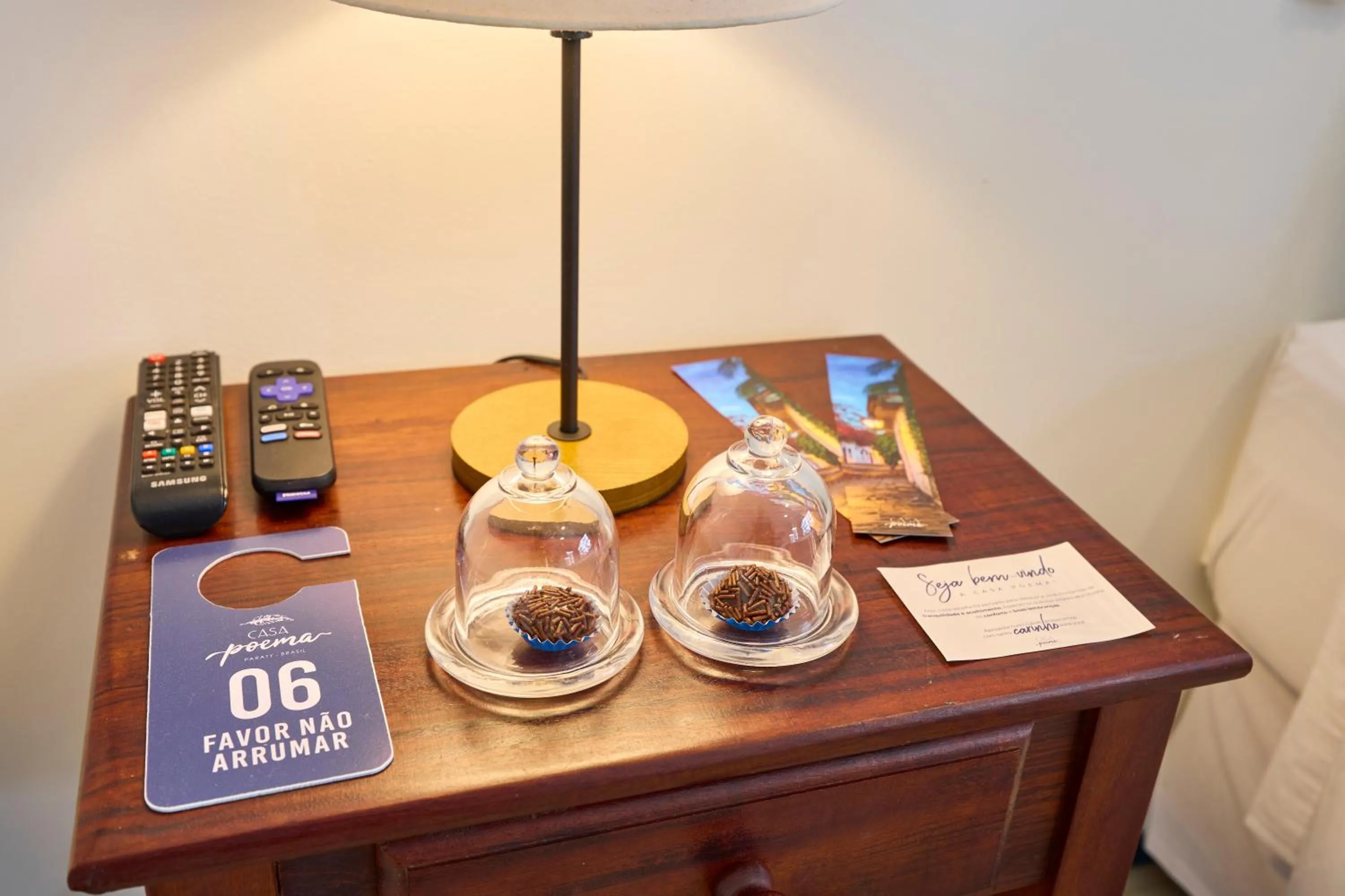Bedroom in Casa Poema Paraty
