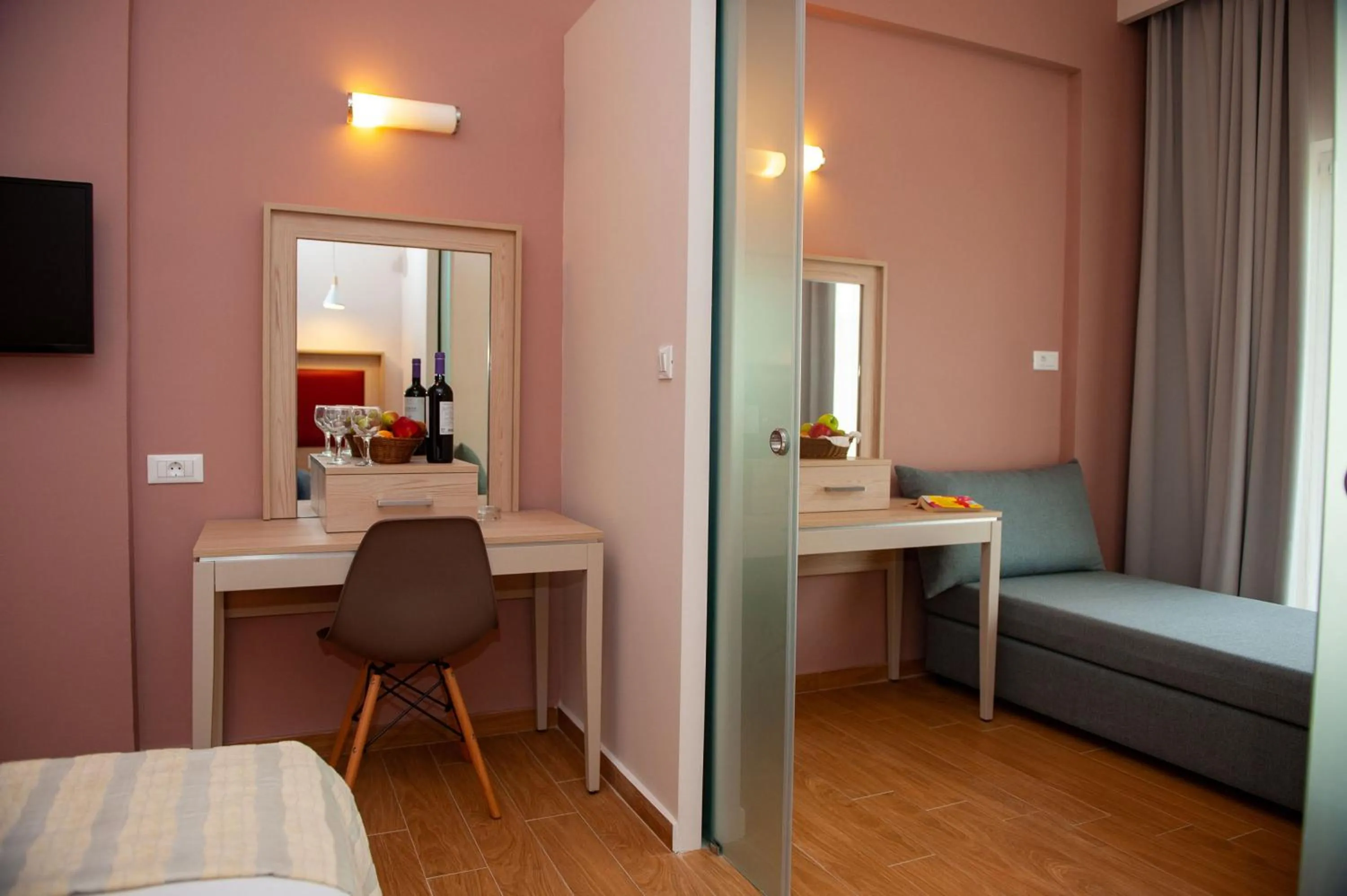 Photo of the whole room, Bed in Filerimos Village Hotel