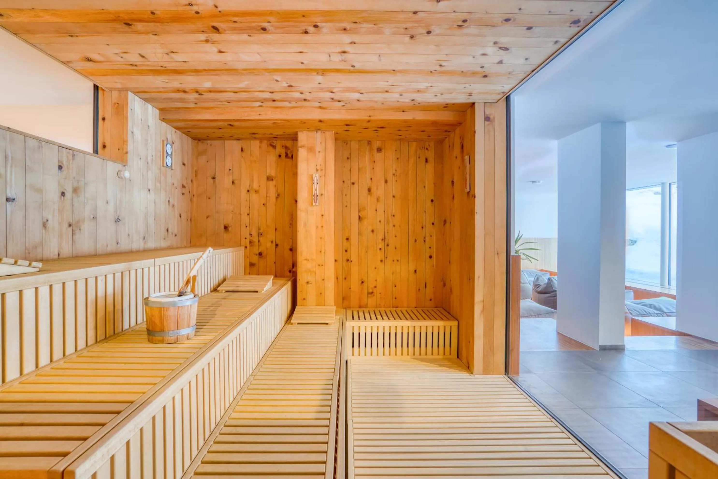 Sauna in Hotel Cevedale