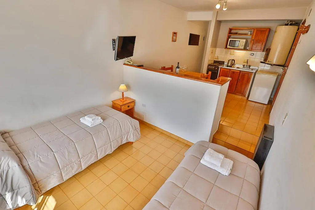 Bed in LA PONDEROSA Apart Hotel