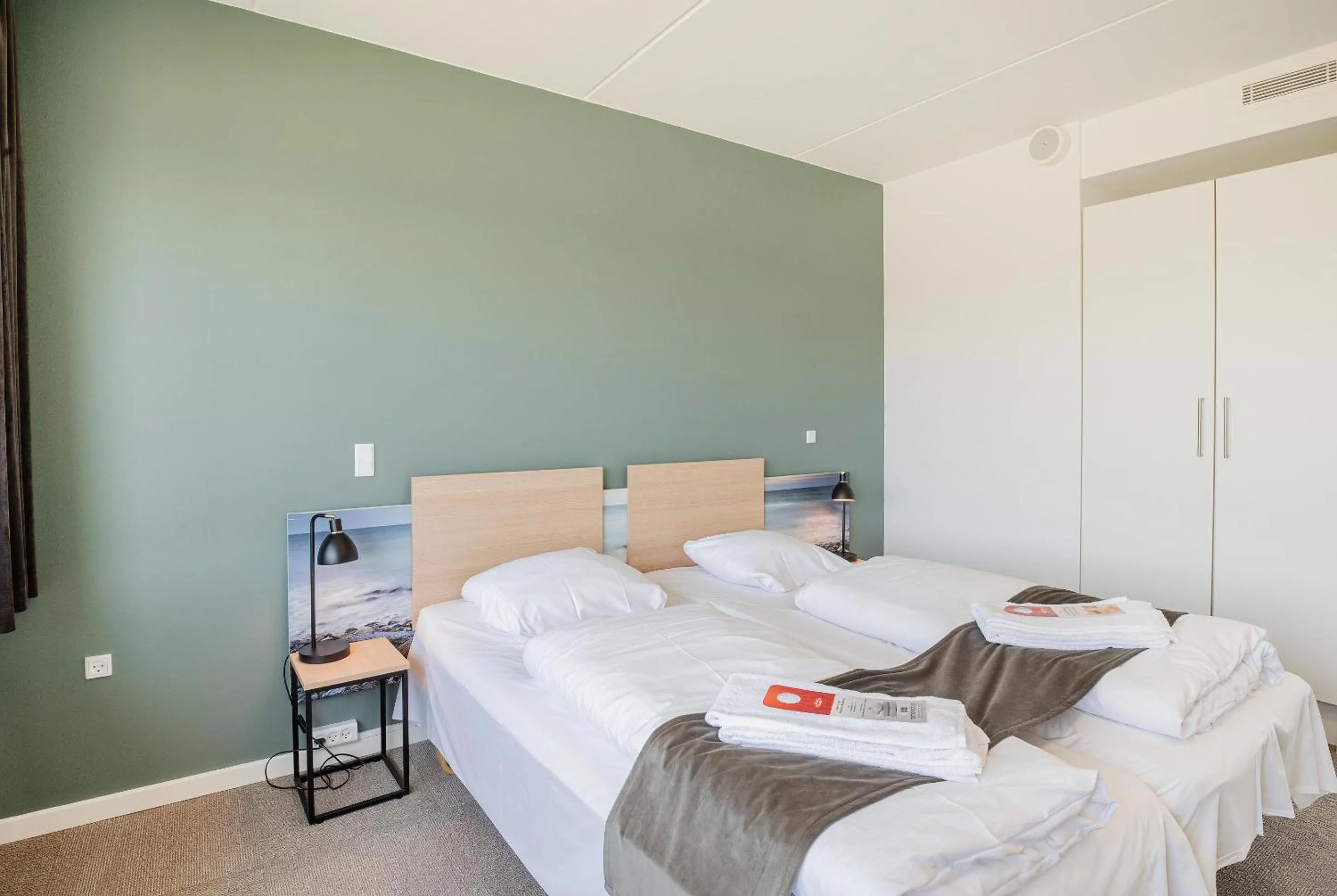 Bed in Hotel Nørherredhus