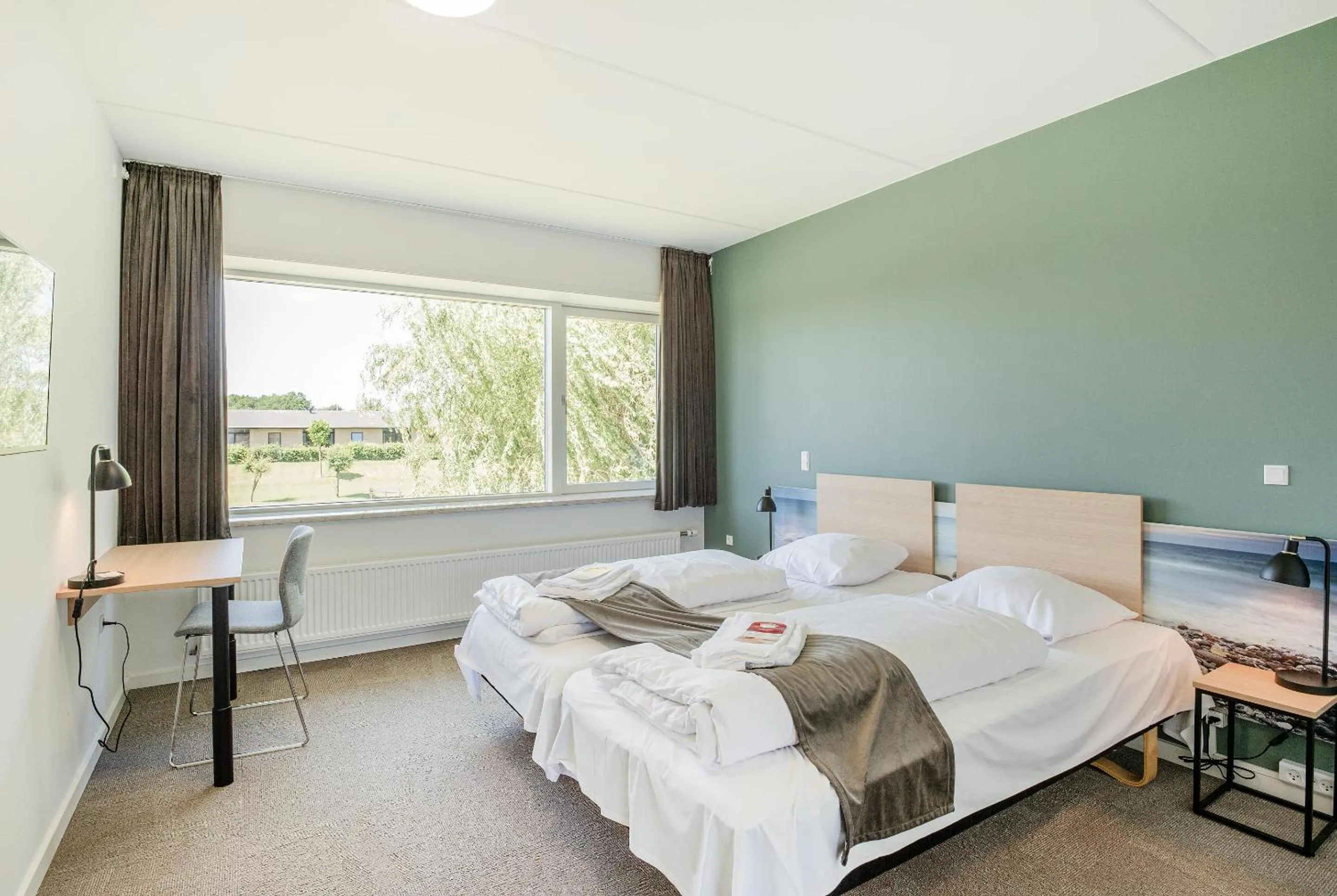 Bed in Hotel Nørherredhus