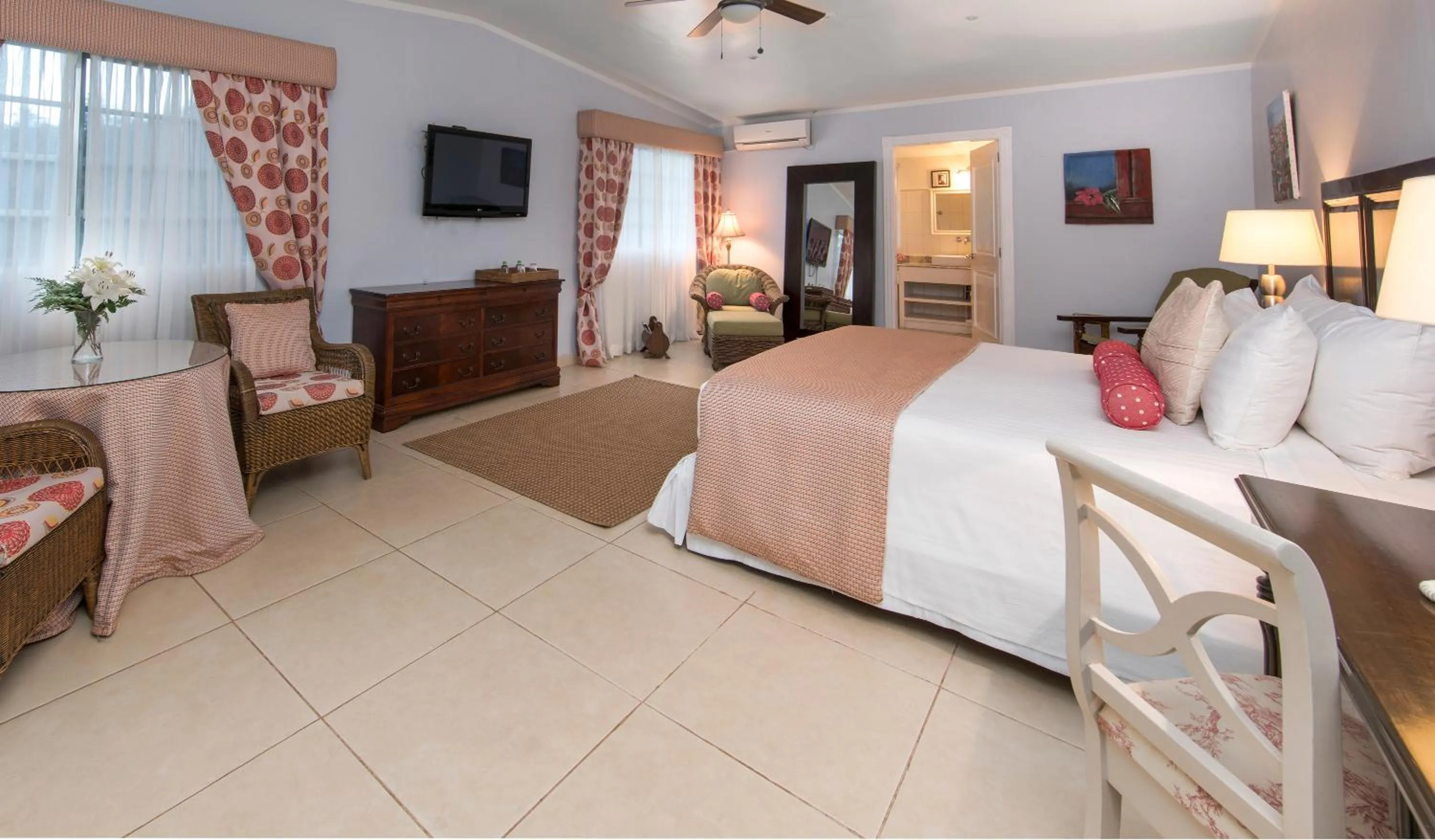 Bed in Hotel Panamonte