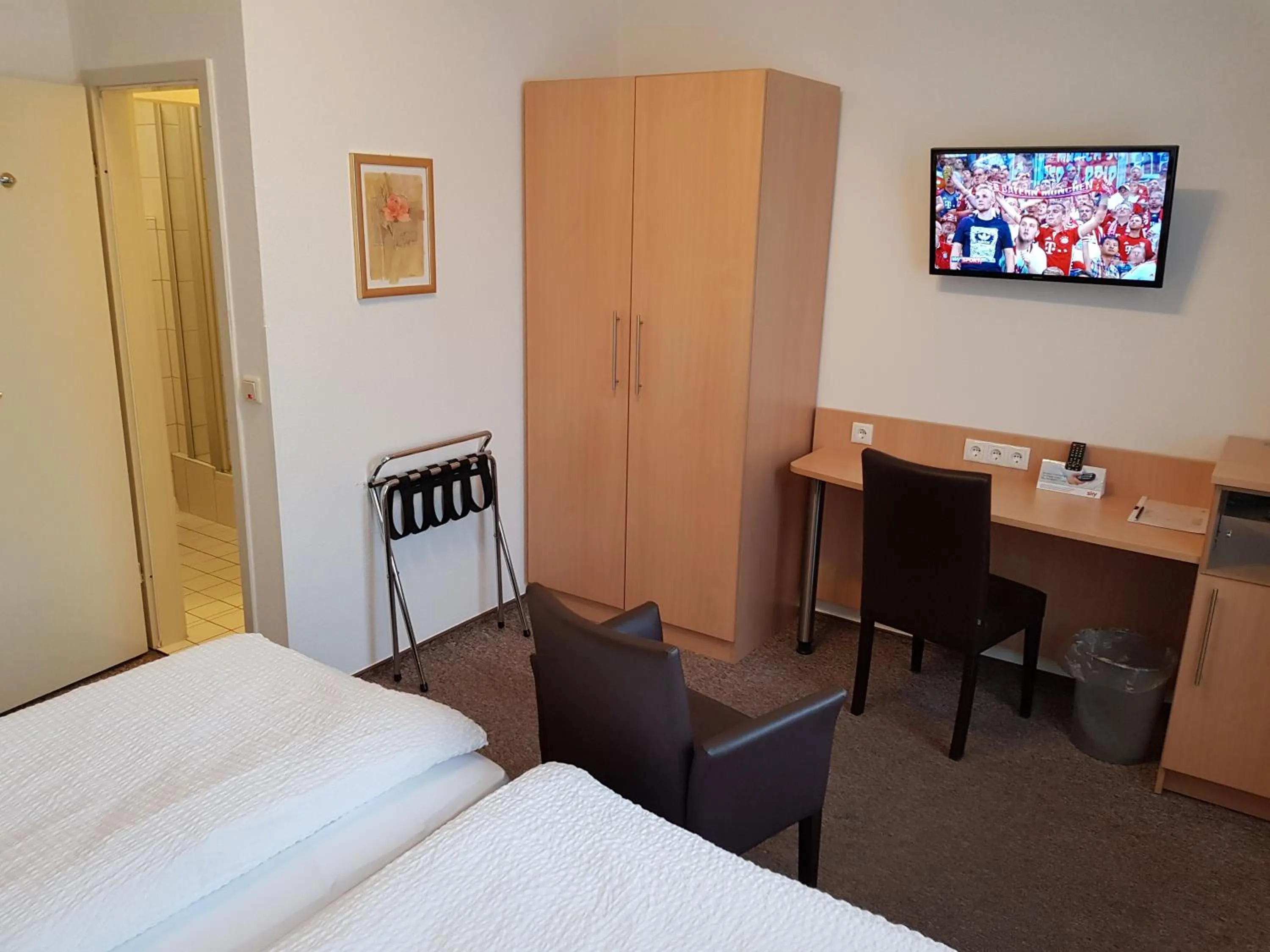 TV and multimedia, Bed in Hotel zum Anker
