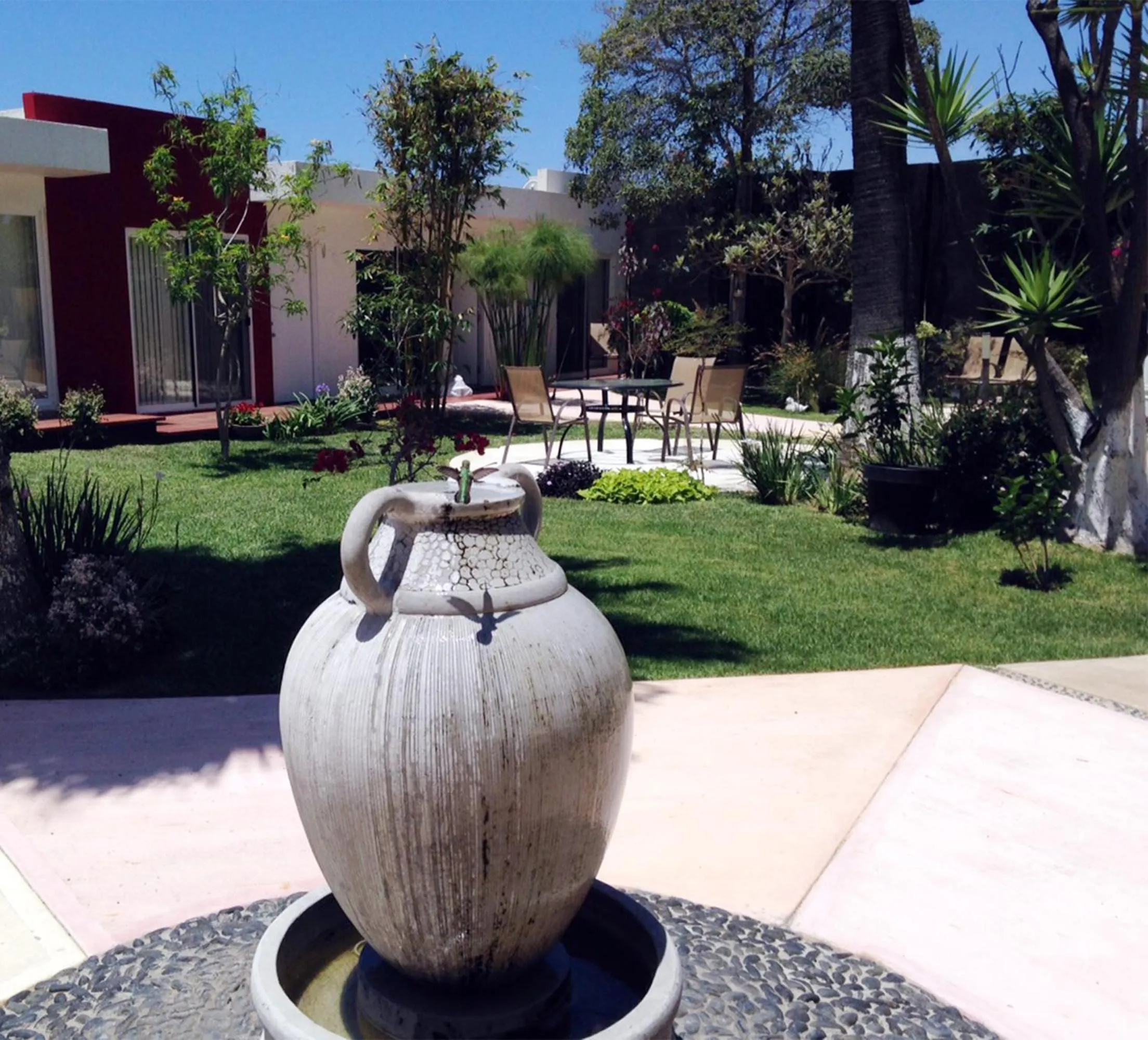 Patio in Dali Suites -Accommodations in Playas de Tijuana