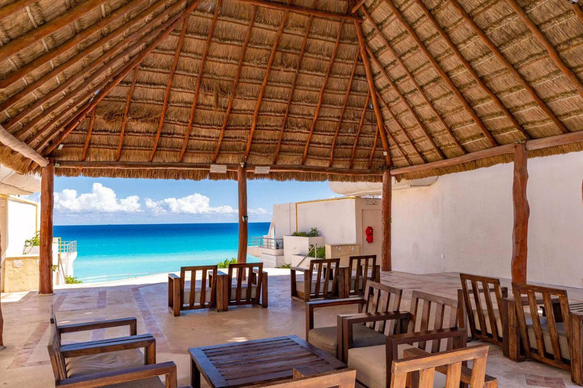 Patio in Cancun Ocean view