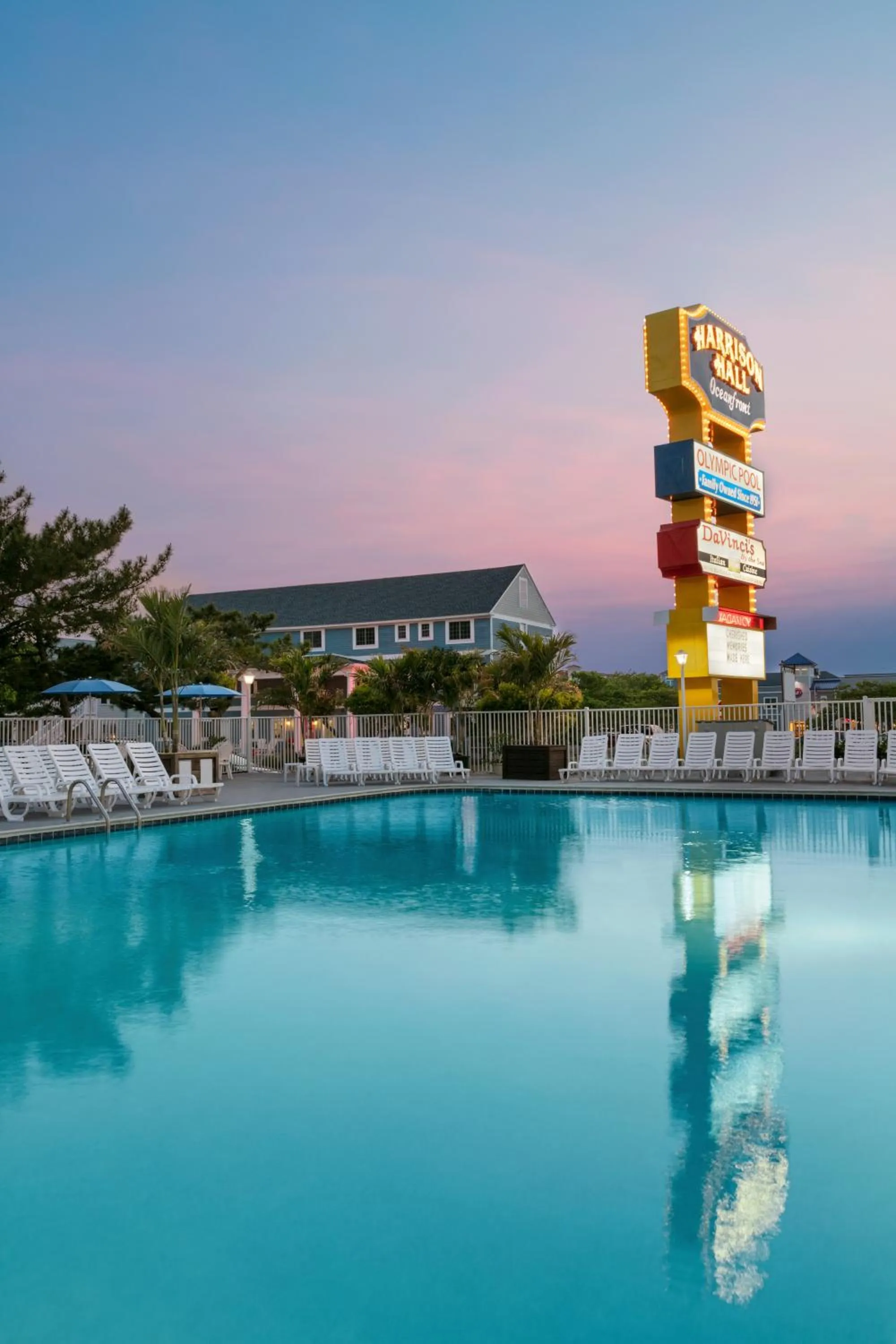 Property building in Harrison Hall Hotel
