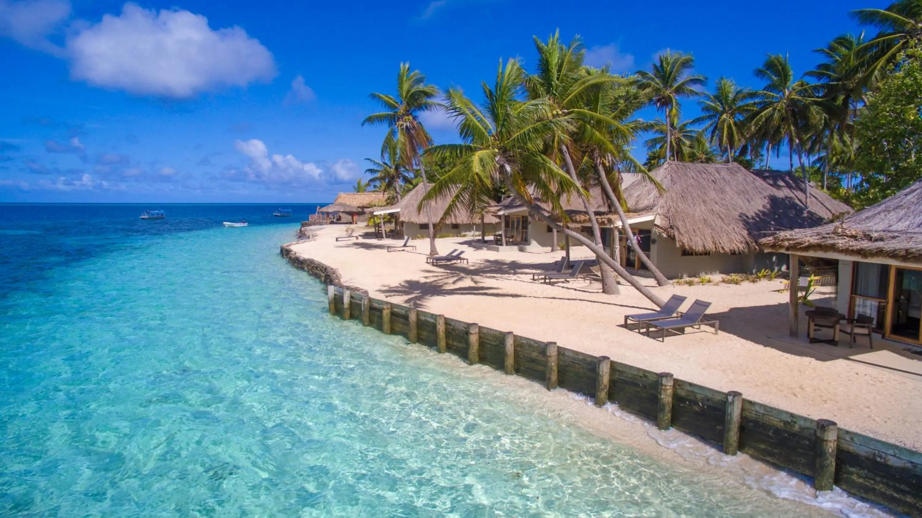 Patio in Castaway Island, Fiji
