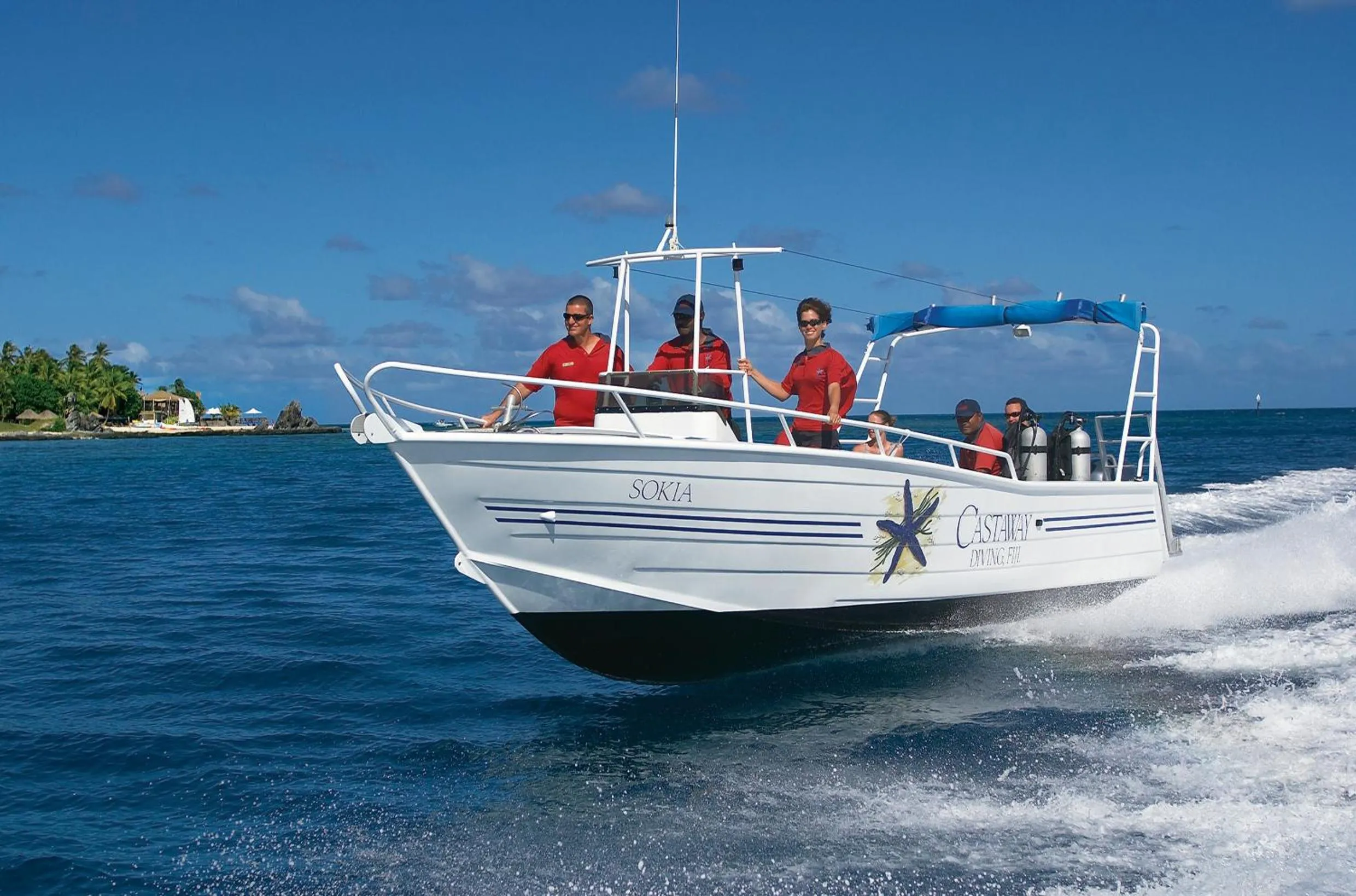 Day in Castaway Island, Fiji