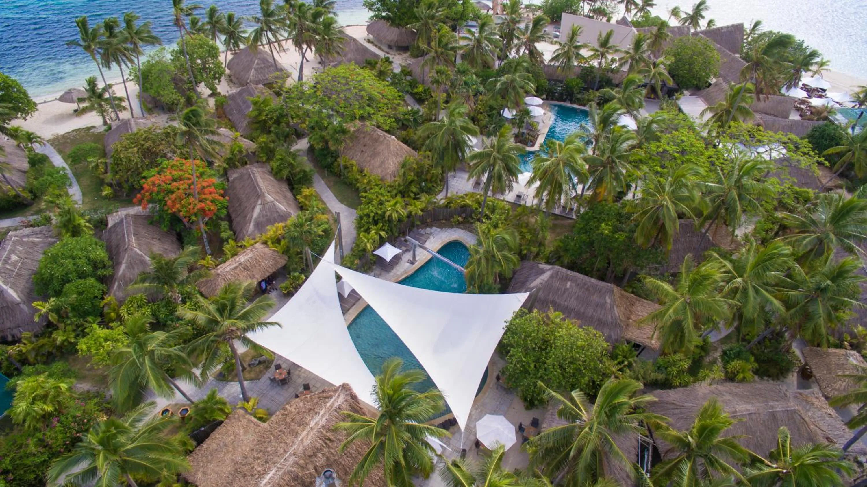 Swimming pool in Castaway Island, Fiji