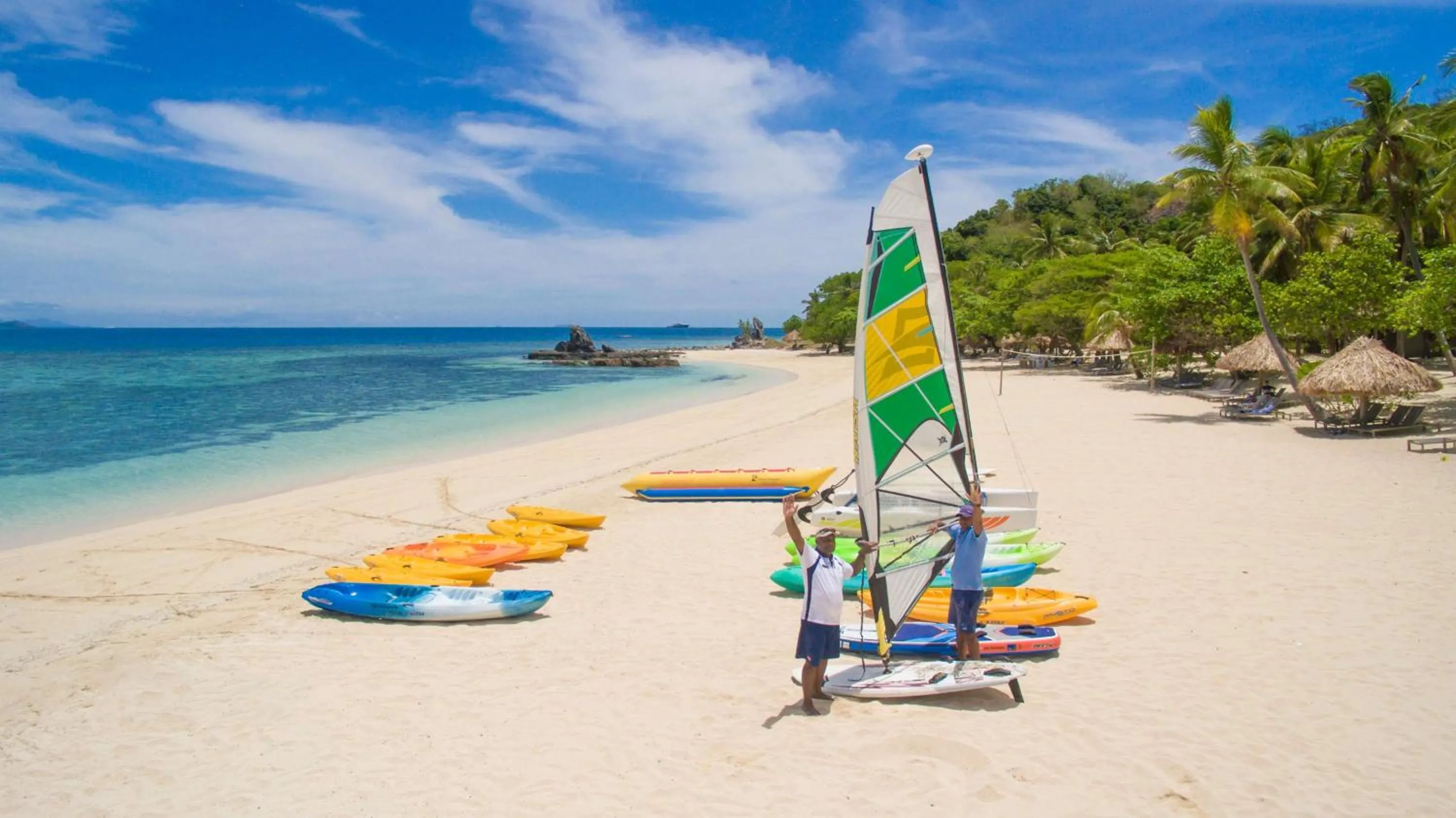 Beach in Castaway Island, Fiji