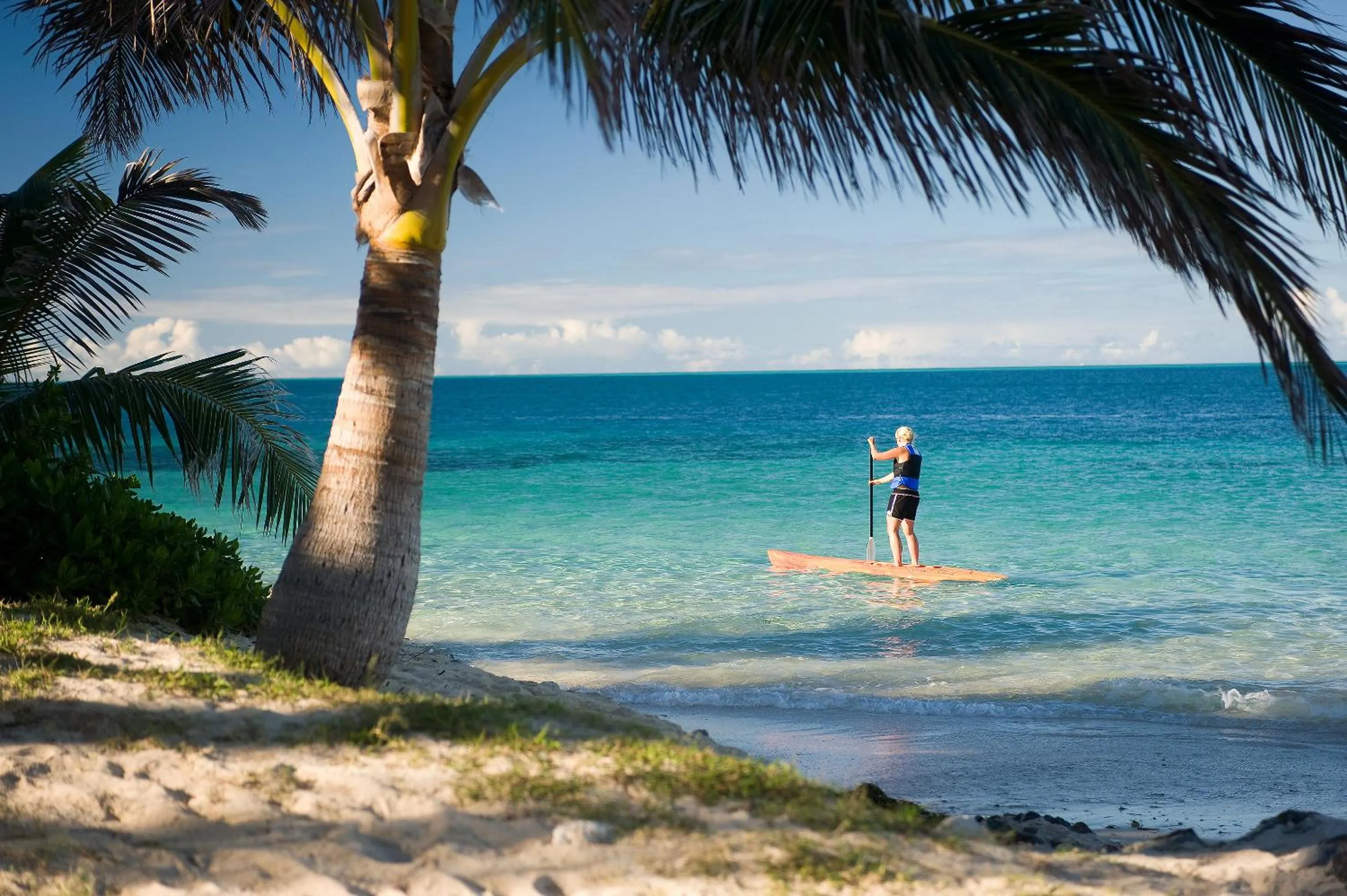 Canoeing in Castaway Island, Fiji