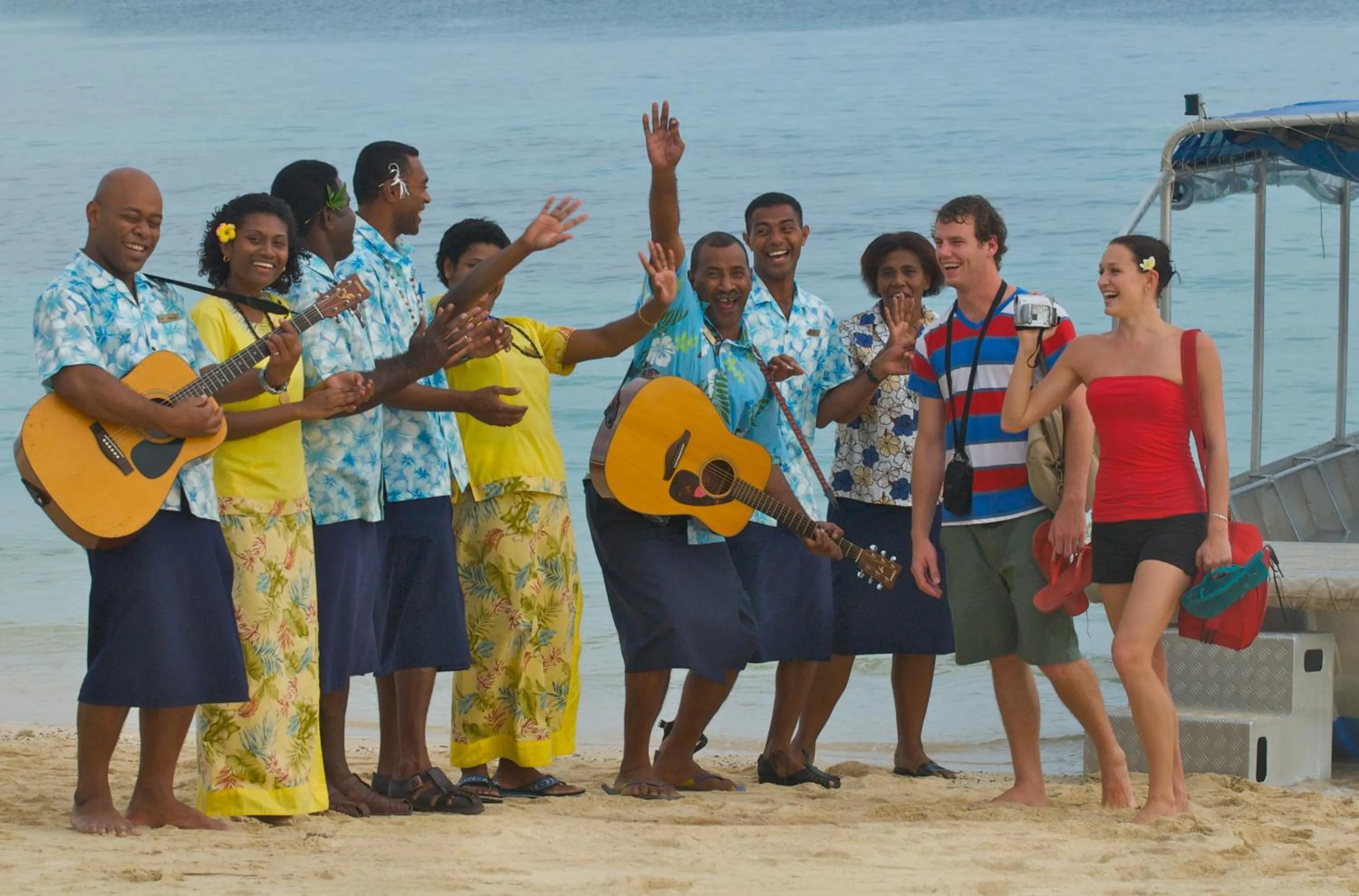 Guests in Castaway Island, Fiji