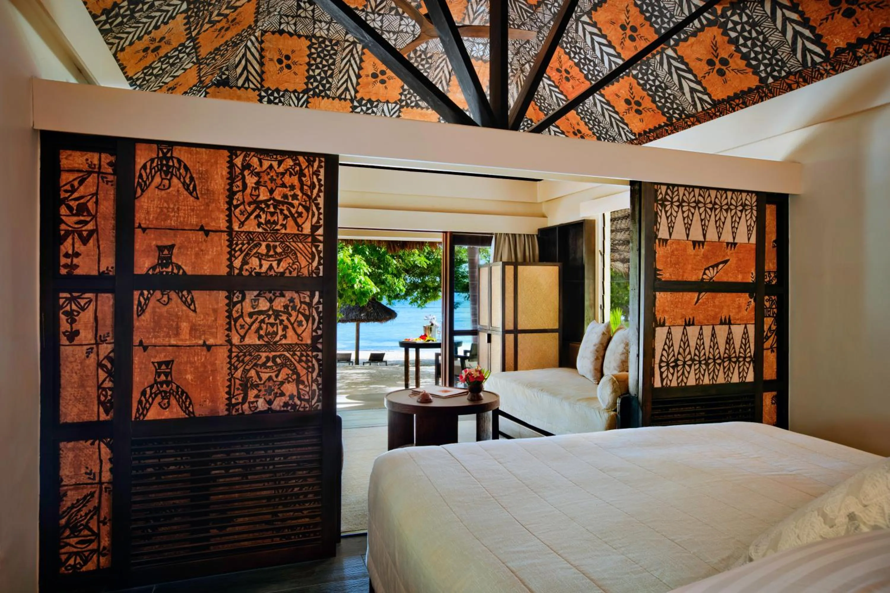 Bed in Castaway Island, Fiji