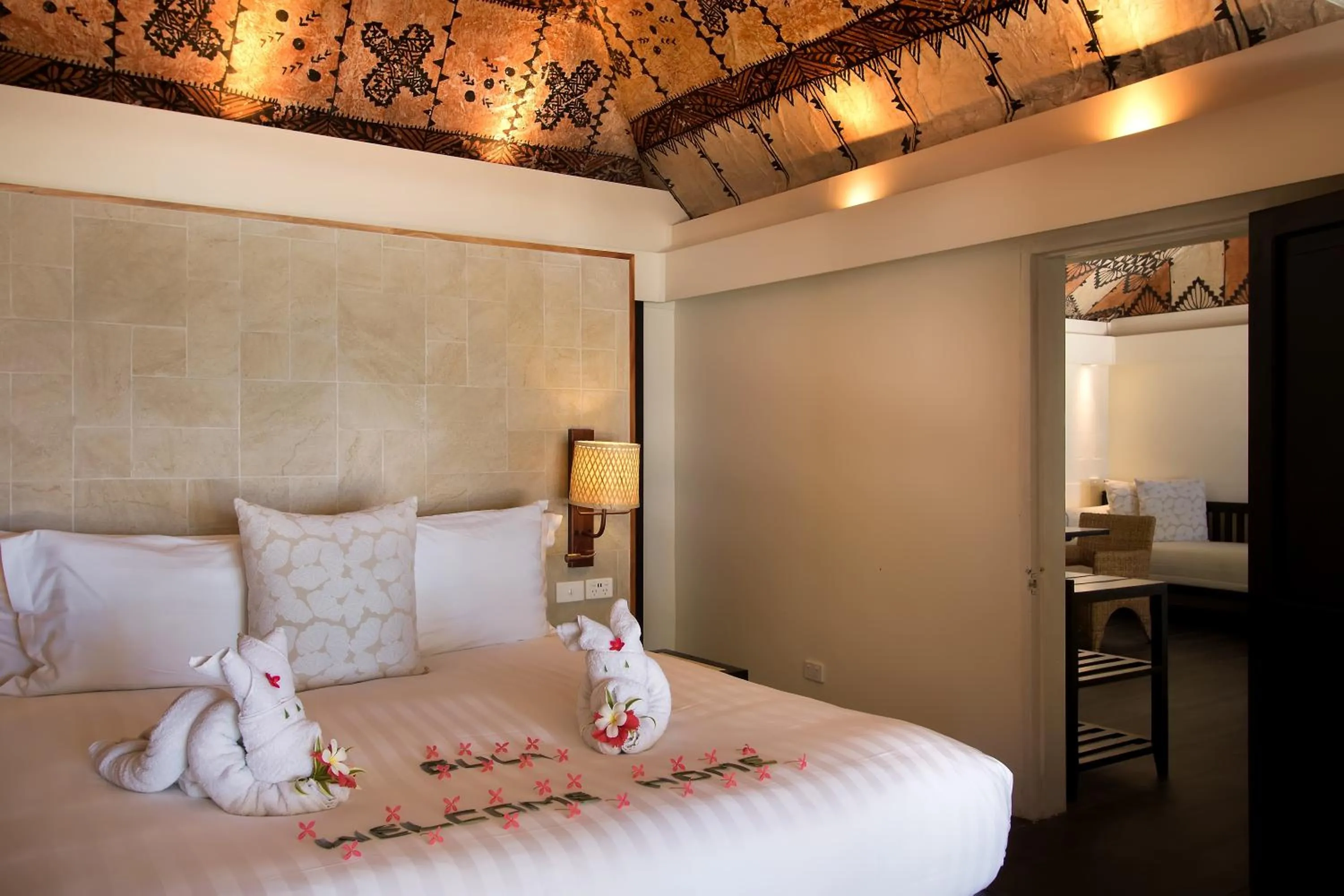 Bed in Castaway Island, Fiji