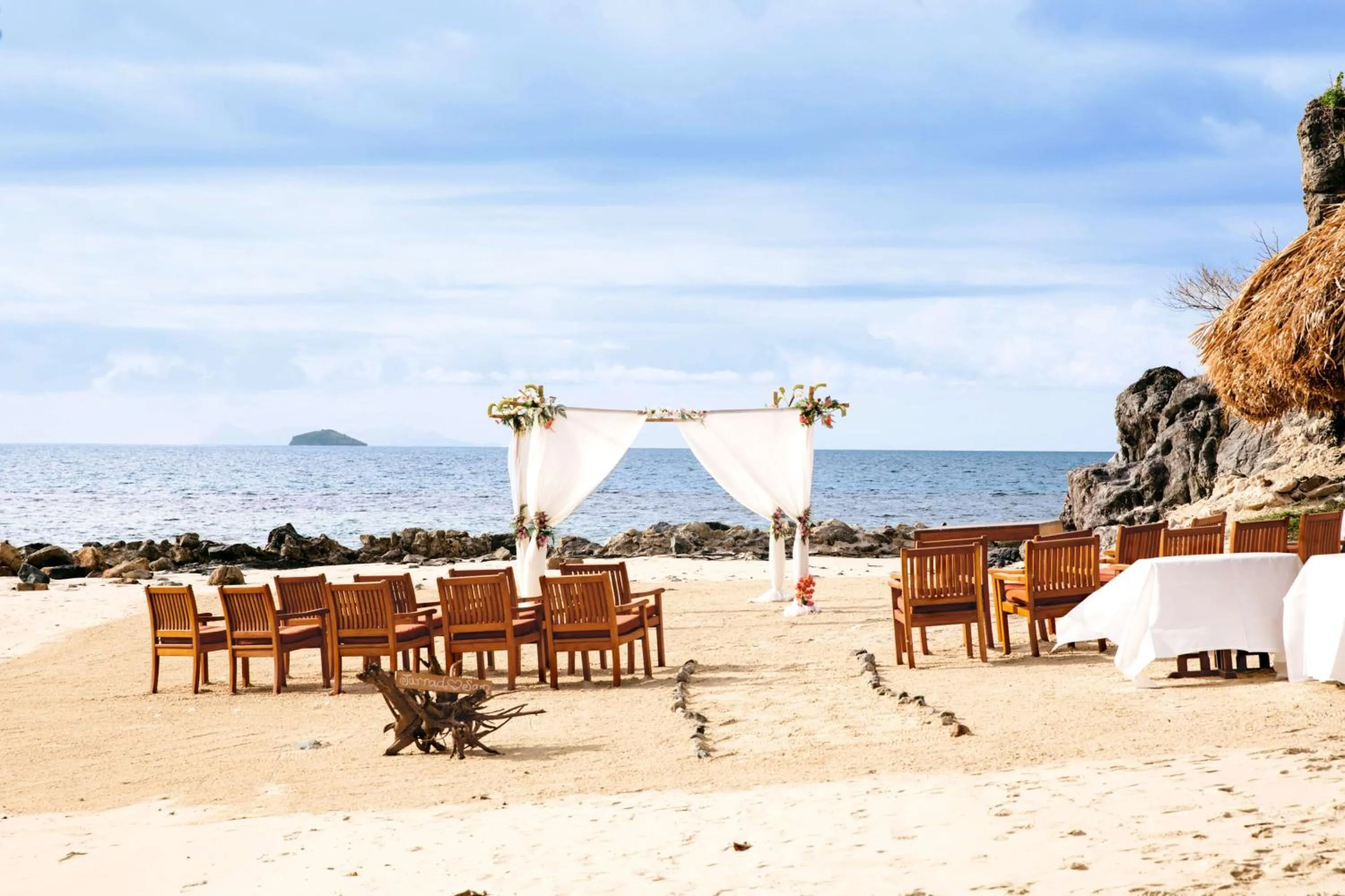 wedding in Castaway Island, Fiji