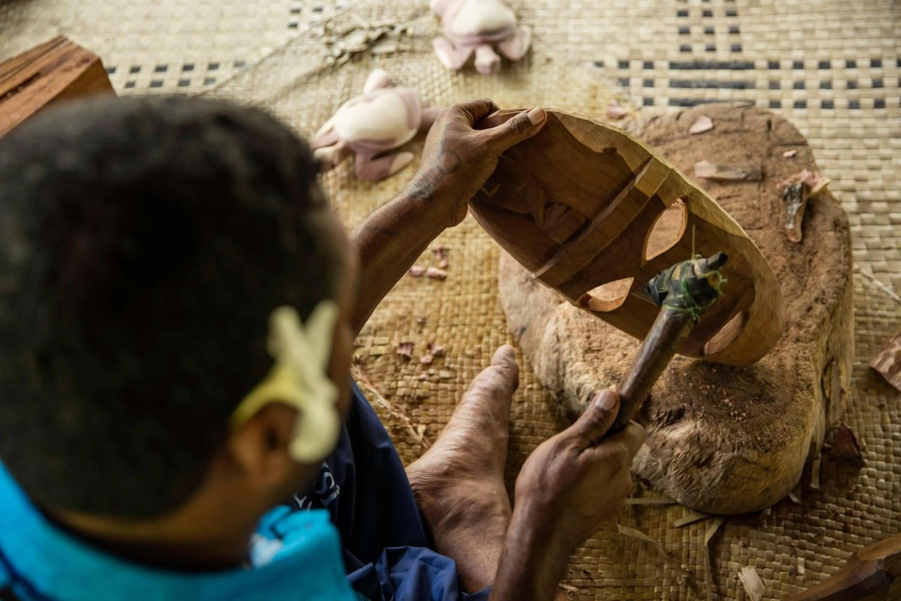 People in Castaway Island, Fiji