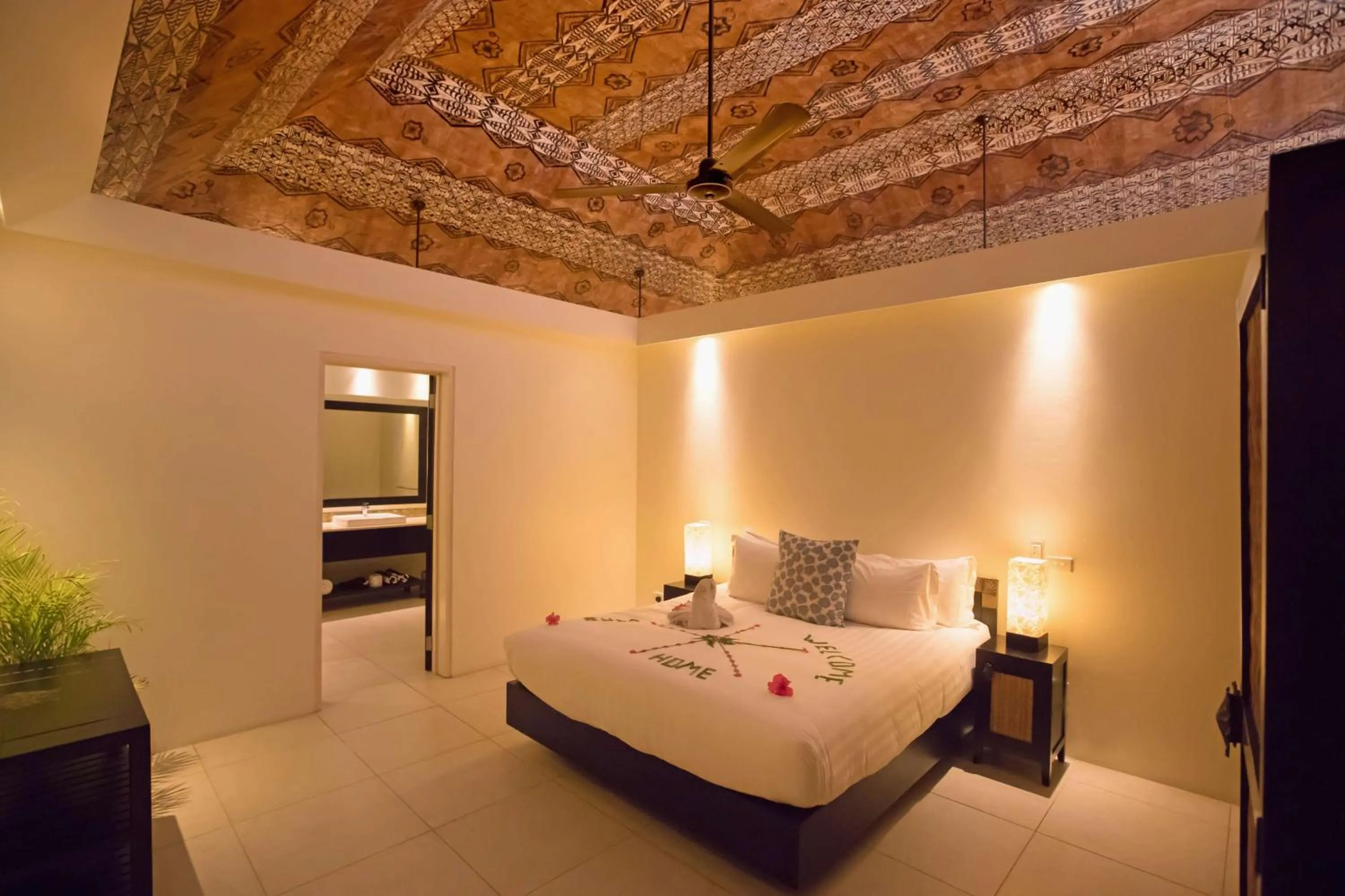 Bed in Castaway Island, Fiji