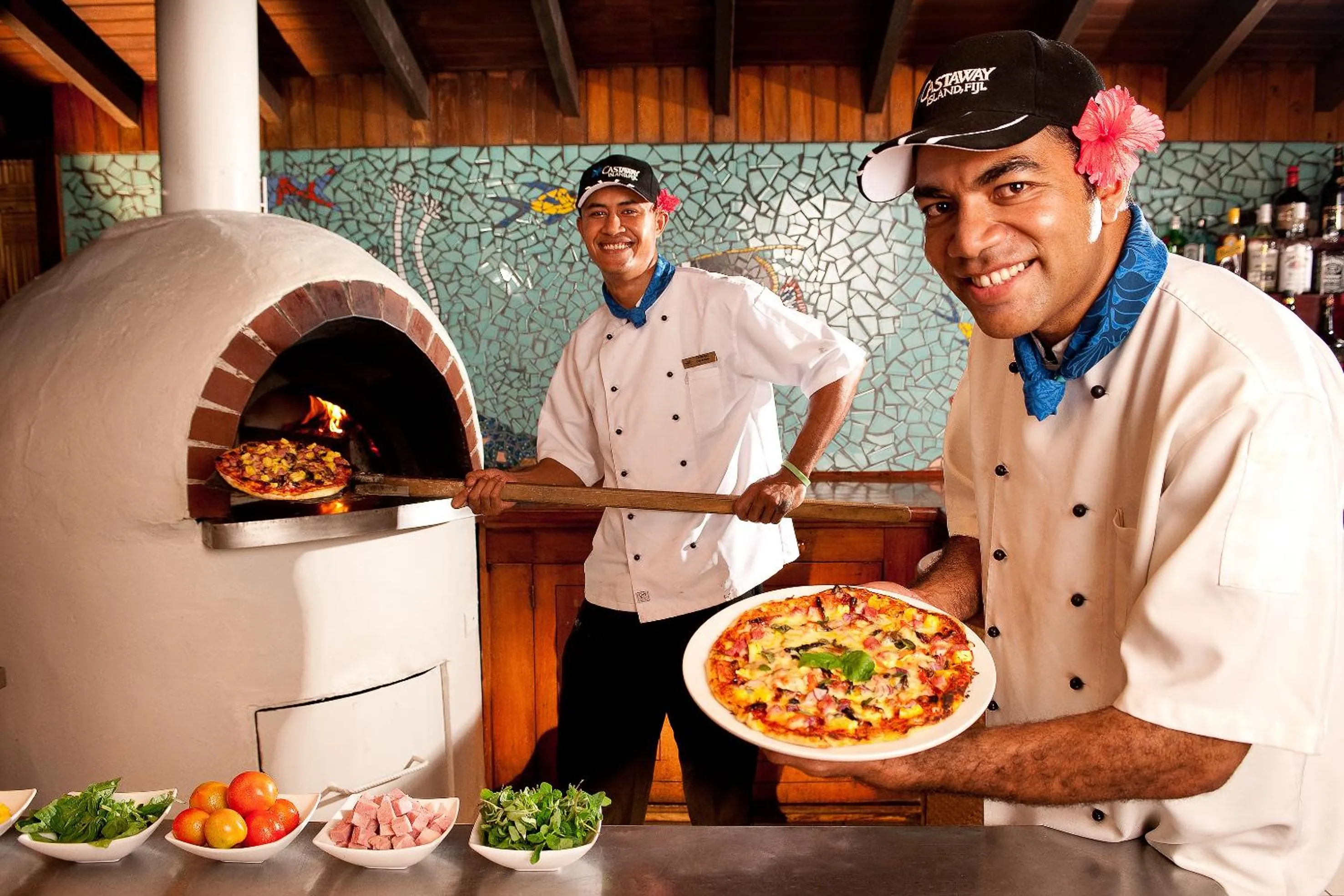 Staff in Castaway Island, Fiji