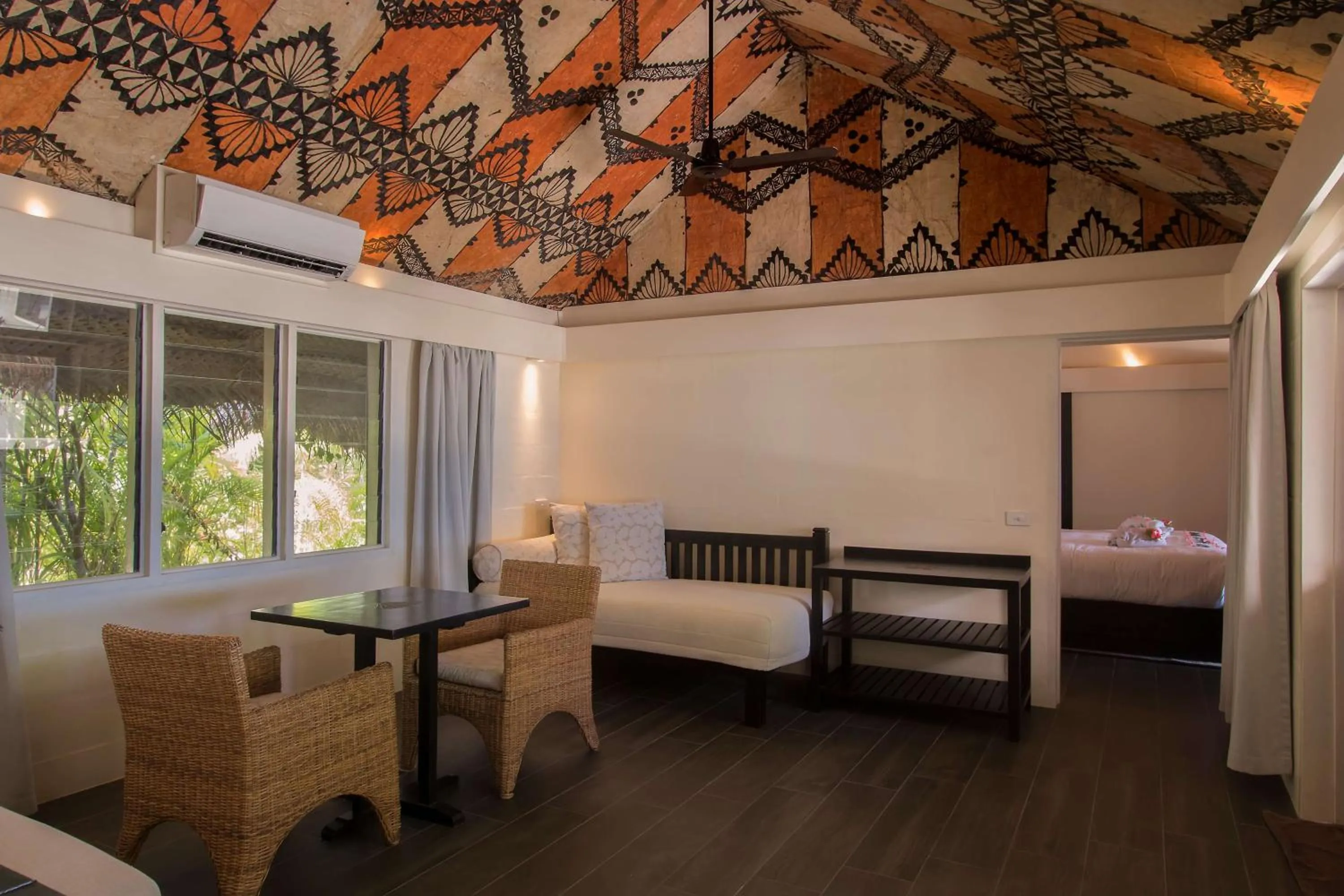 Living room, Bed in Castaway Island, Fiji