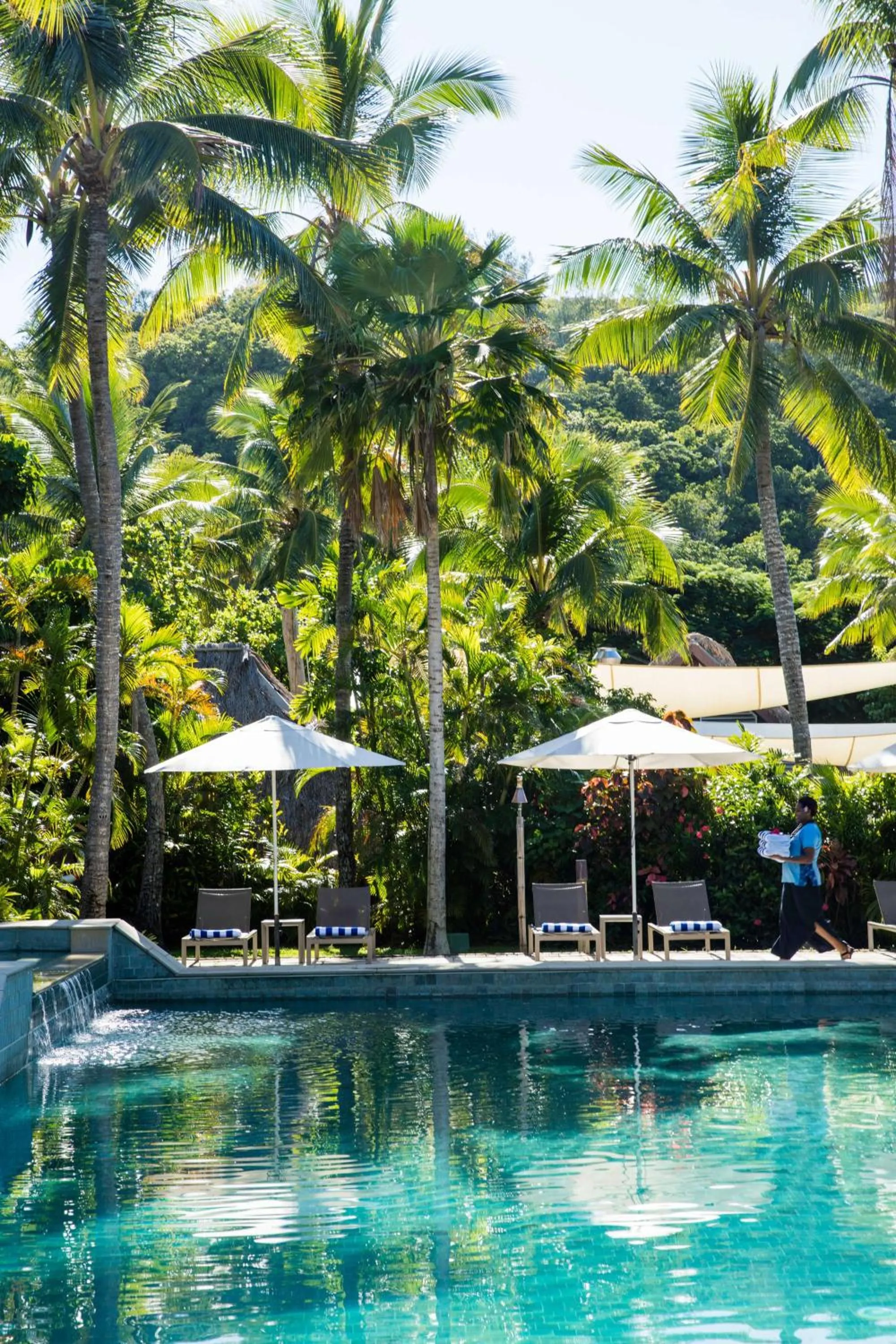 Swimming pool in Castaway Island, Fiji