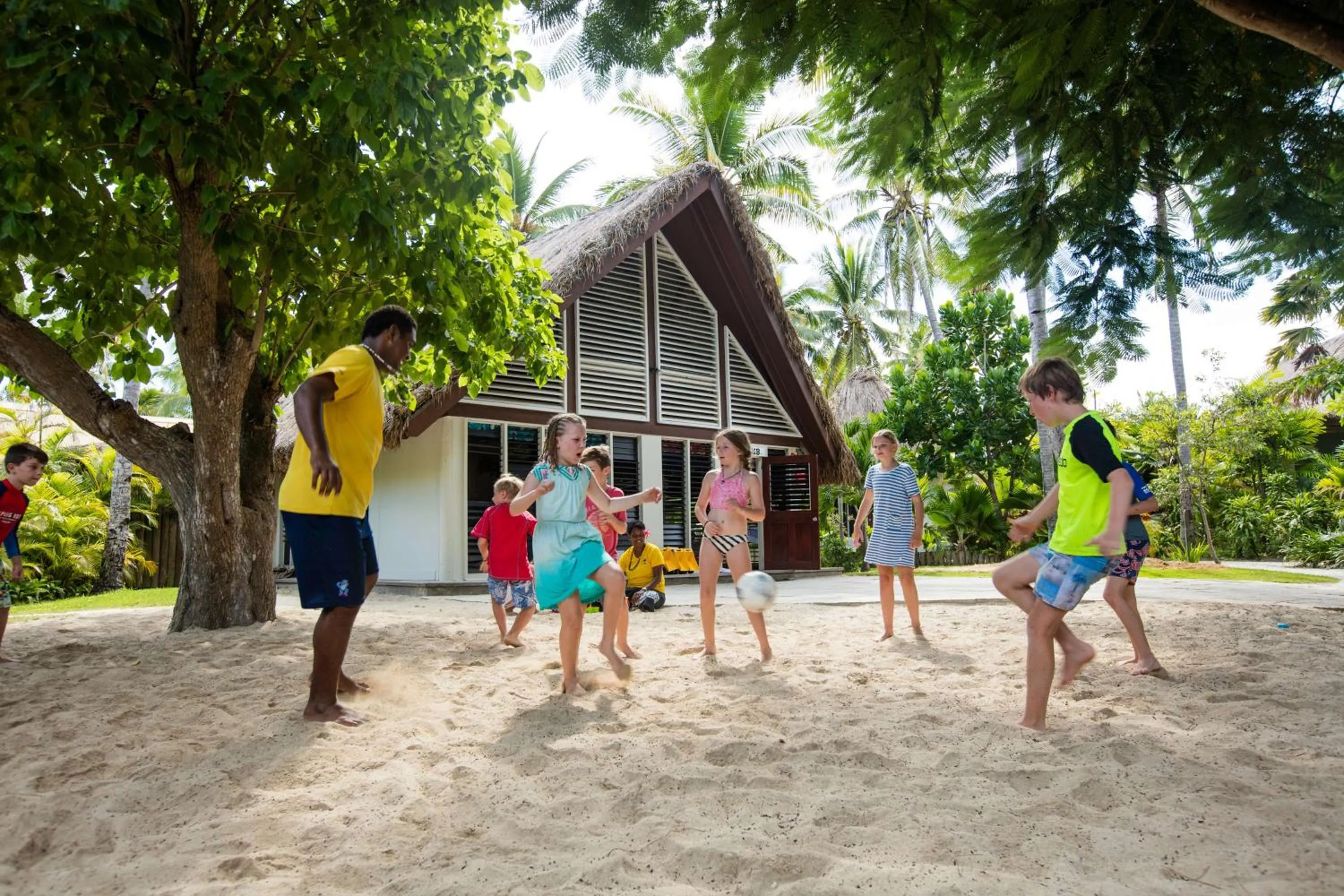 Kids's club in Castaway Island, Fiji