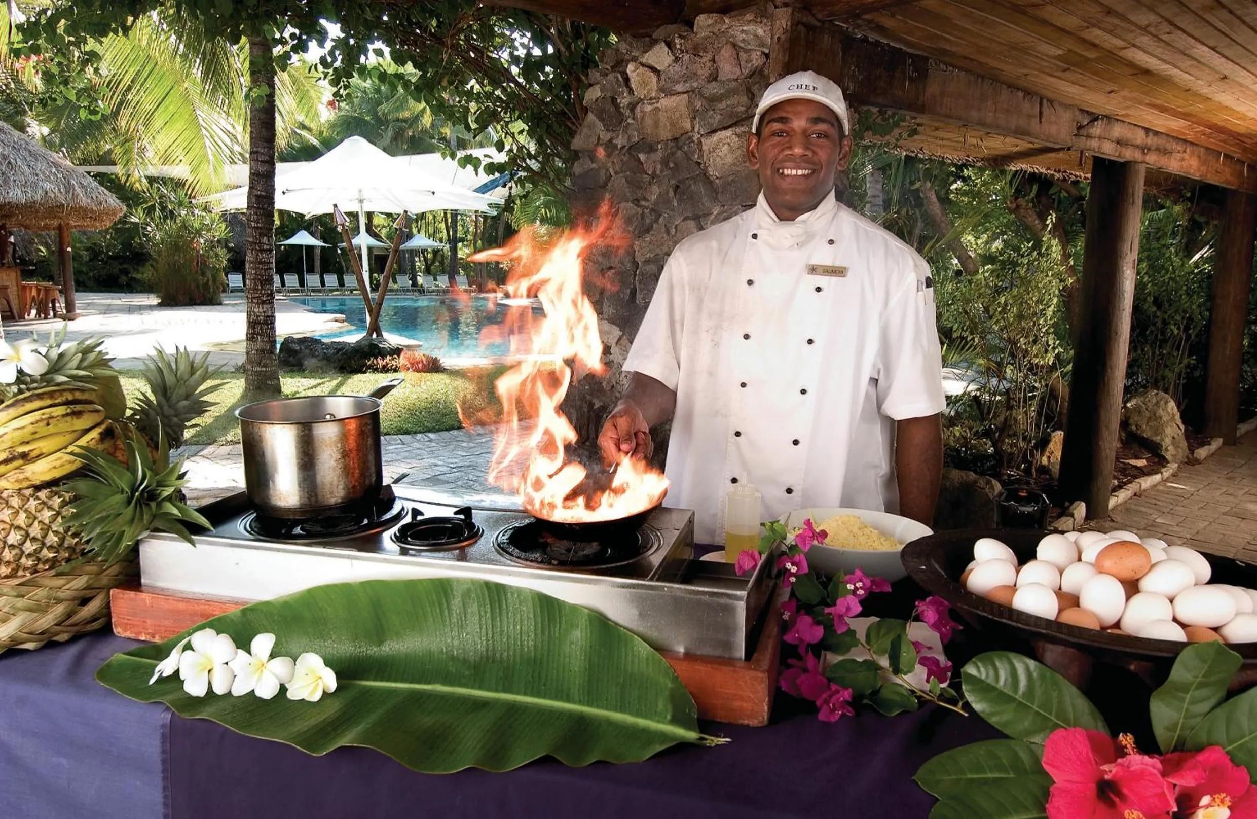 Staff in Castaway Island, Fiji