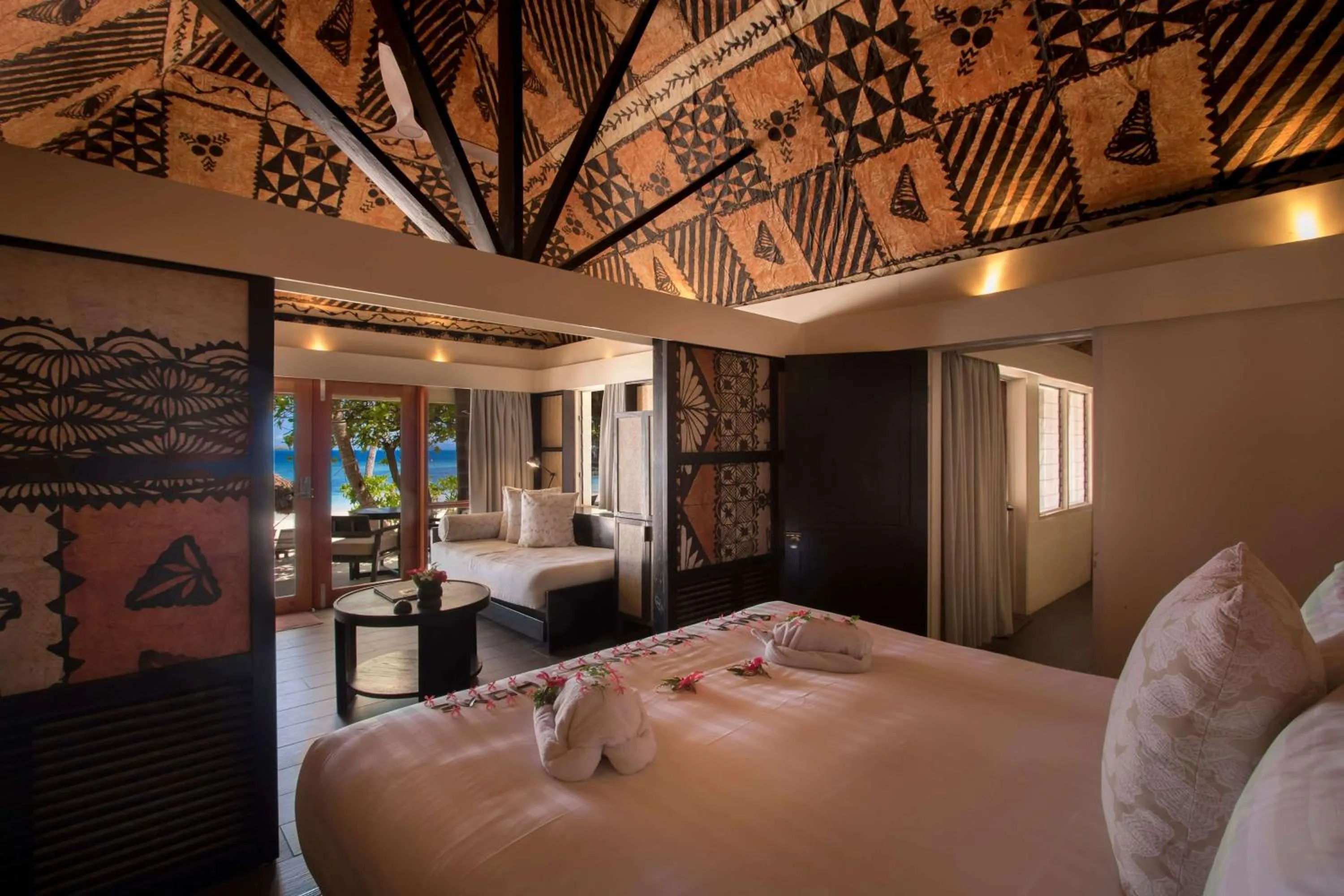 Bedroom, Bed in Castaway Island, Fiji