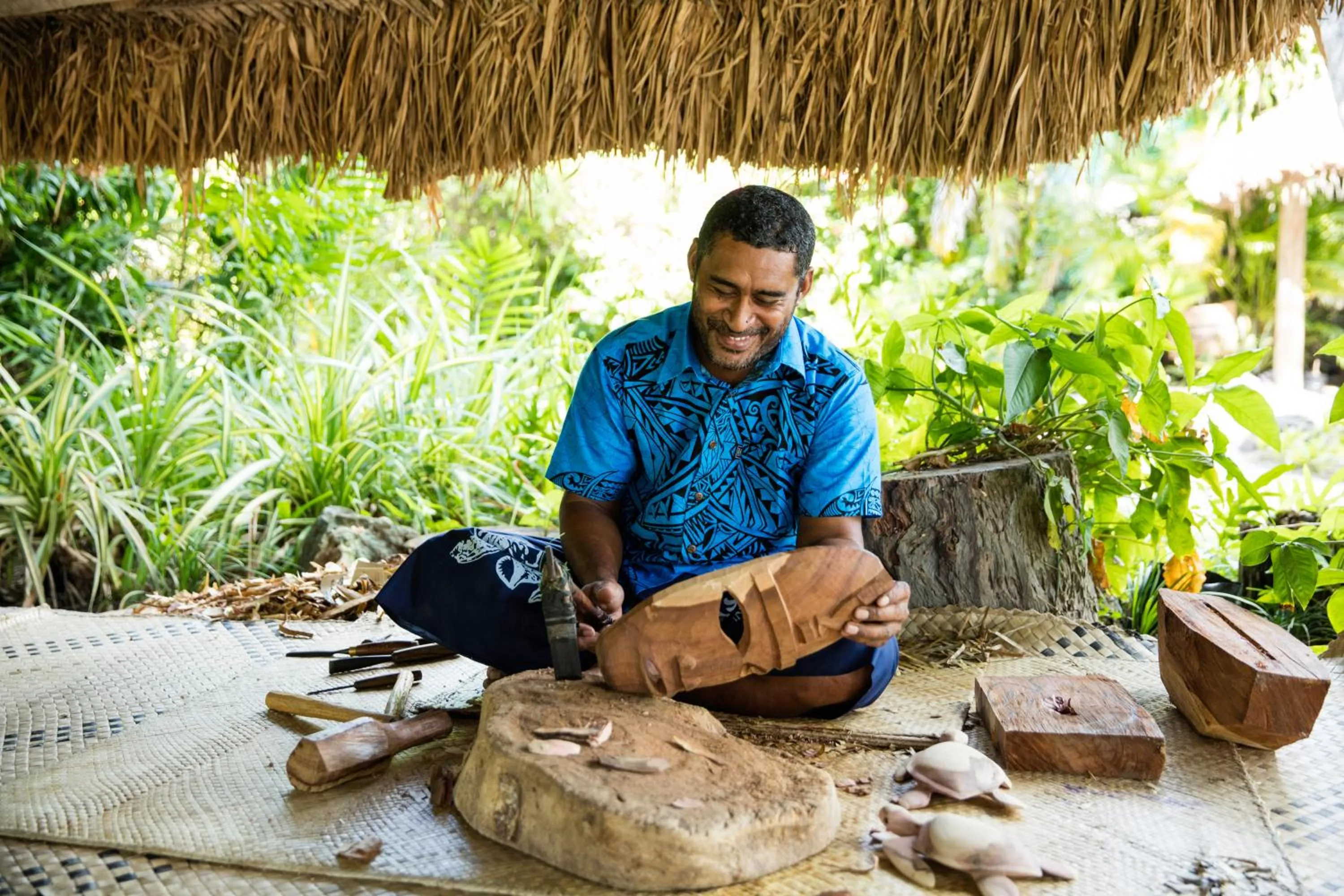 People in Castaway Island, Fiji