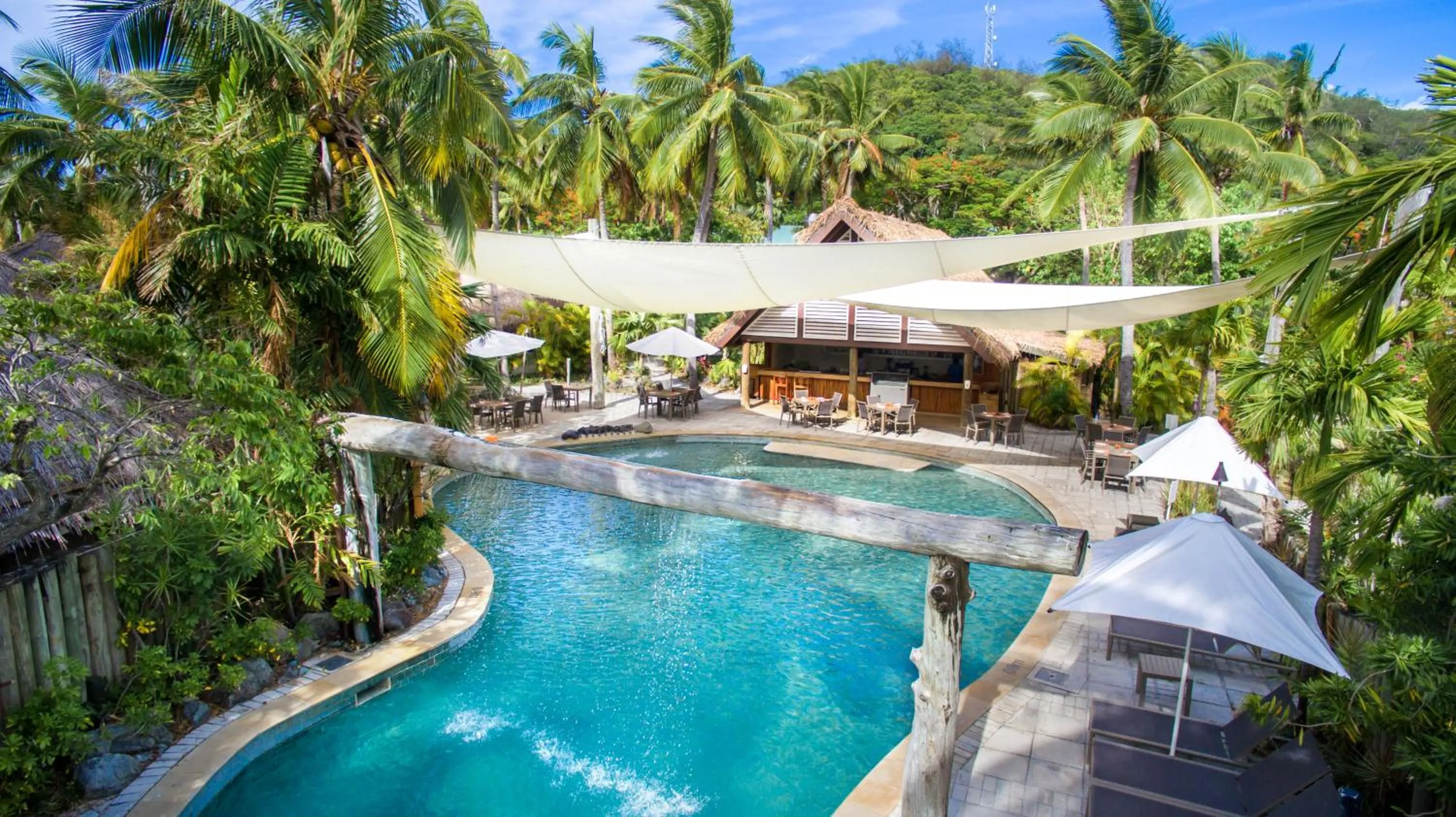 Swimming pool in Castaway Island, Fiji