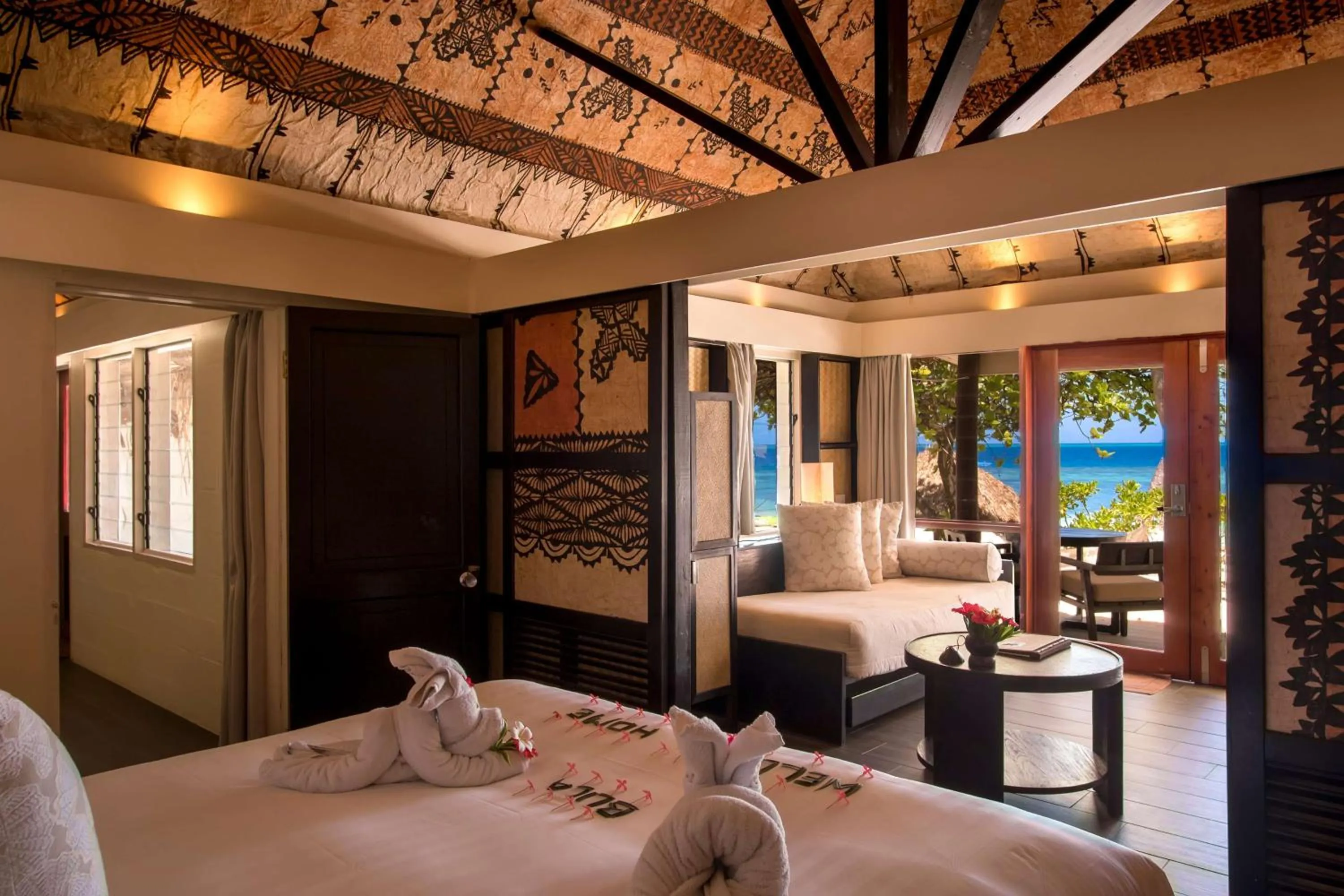 Bedroom, Bed in Castaway Island, Fiji