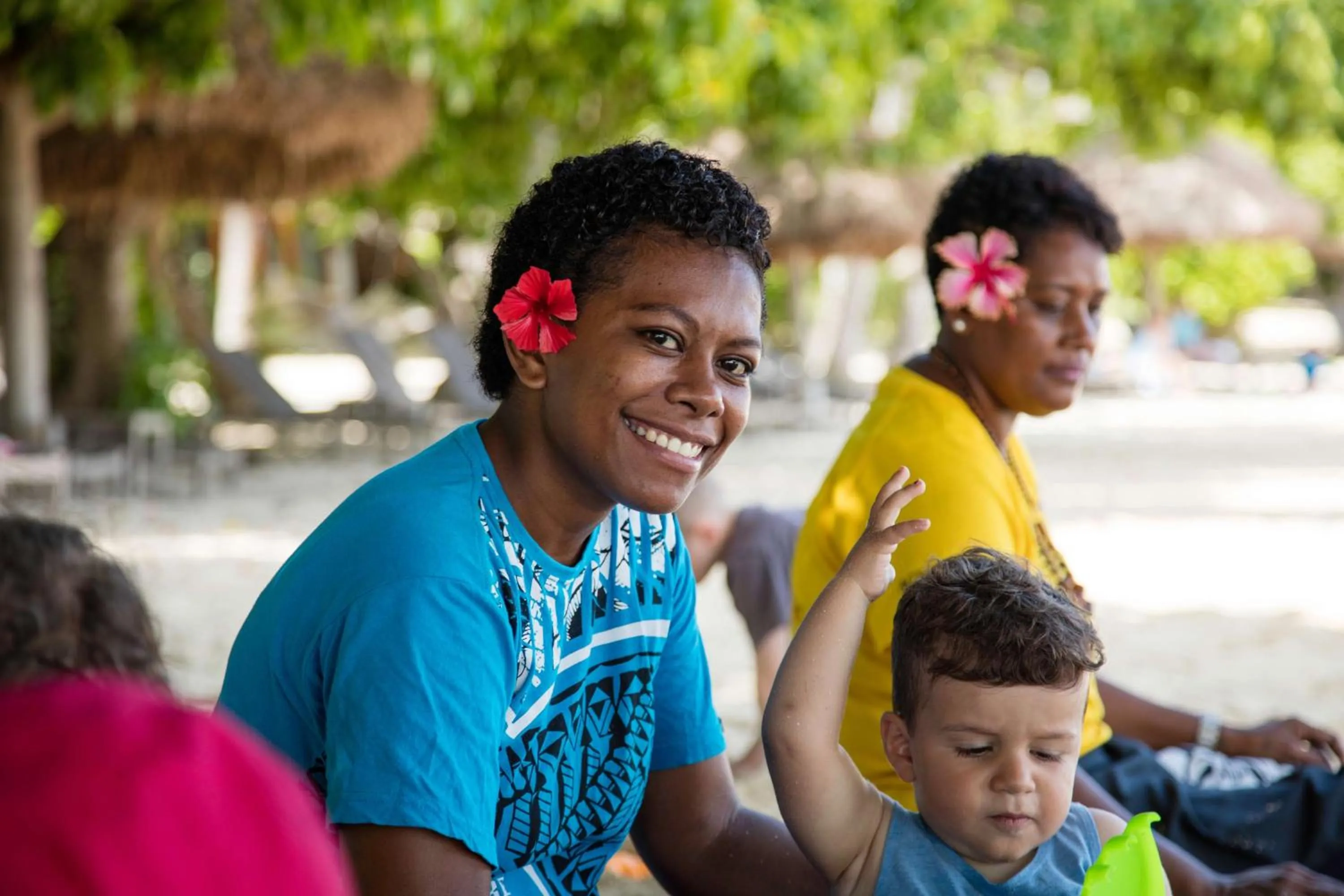 People in Castaway Island, Fiji