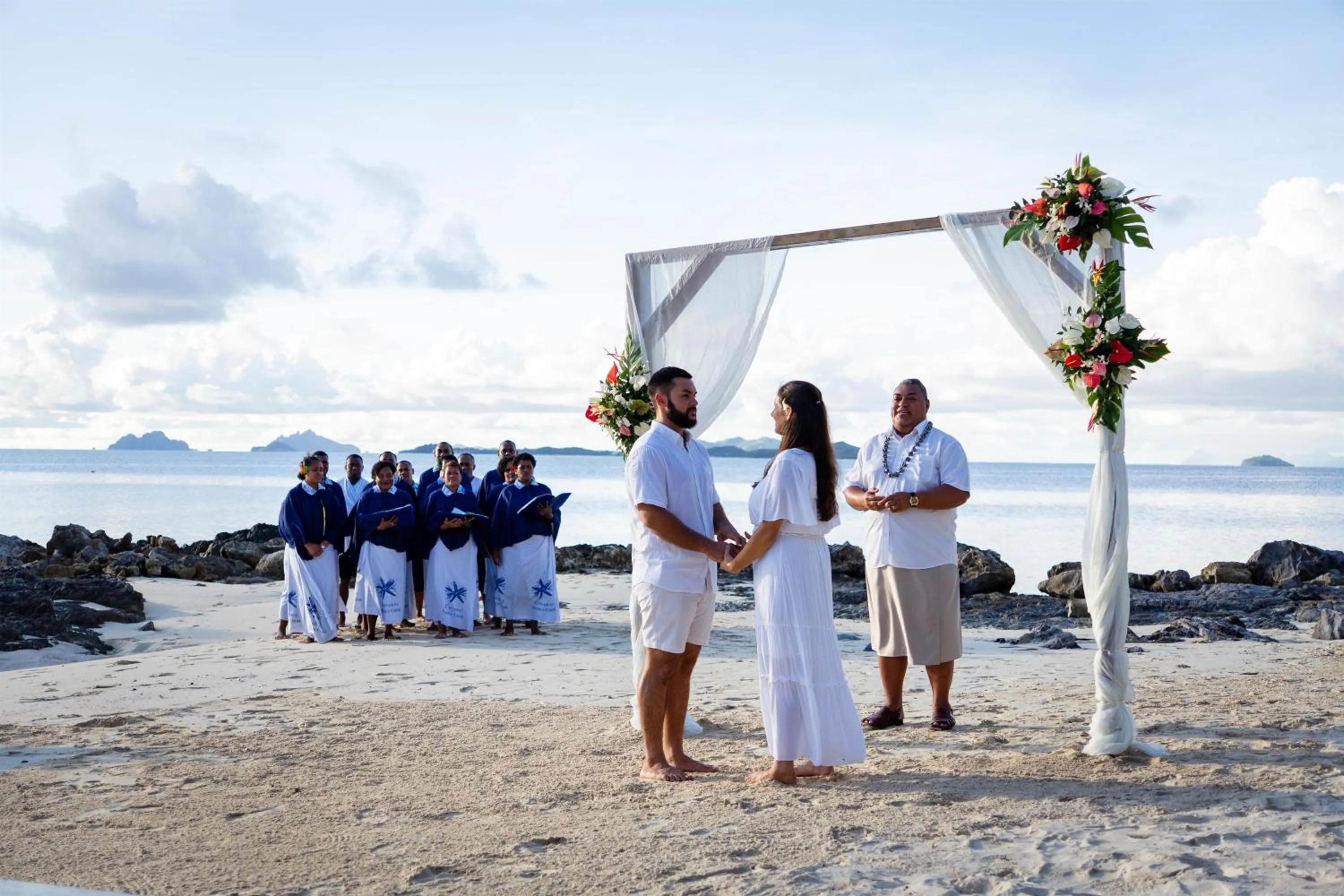 wedding in Castaway Island, Fiji