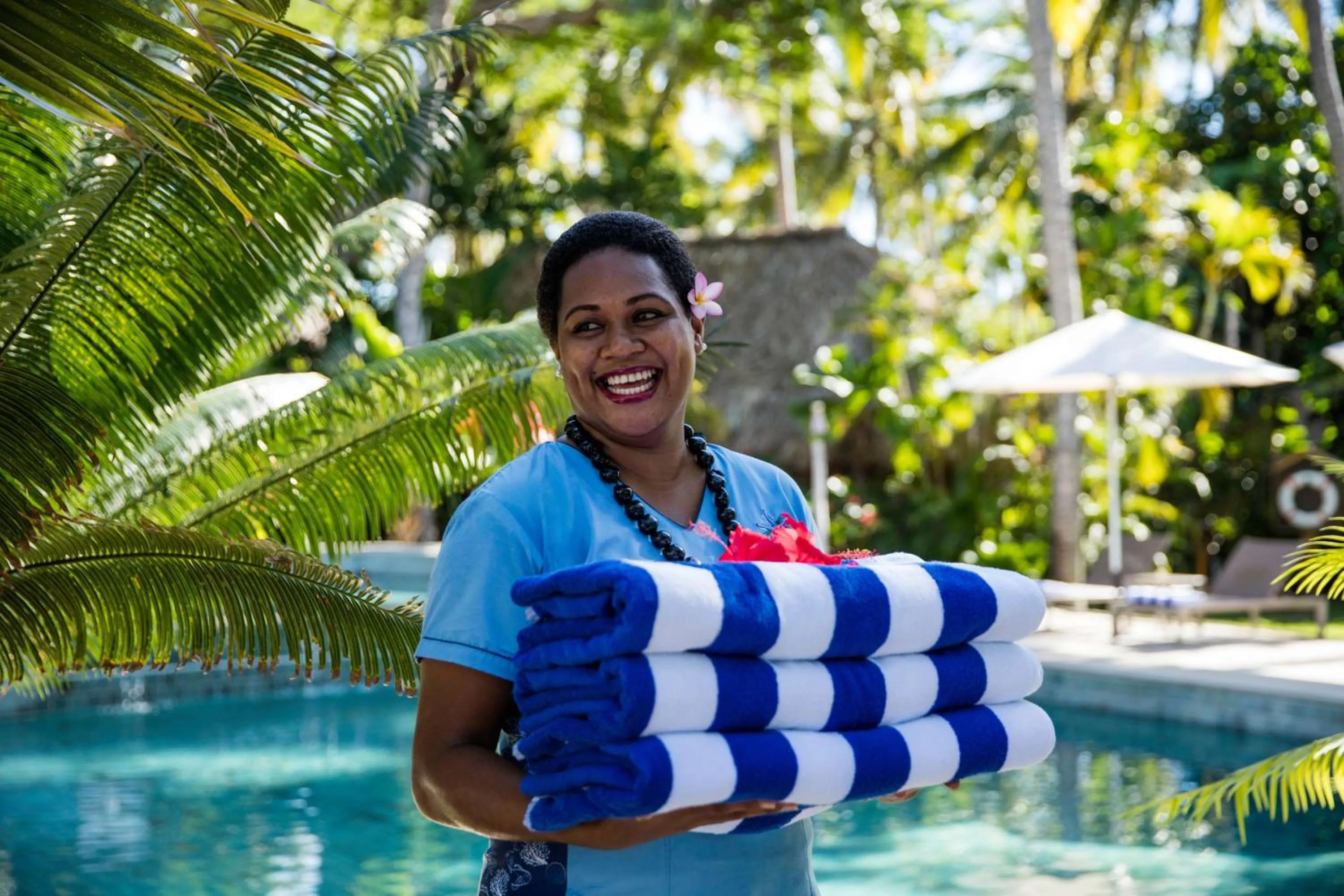 People in Castaway Island, Fiji