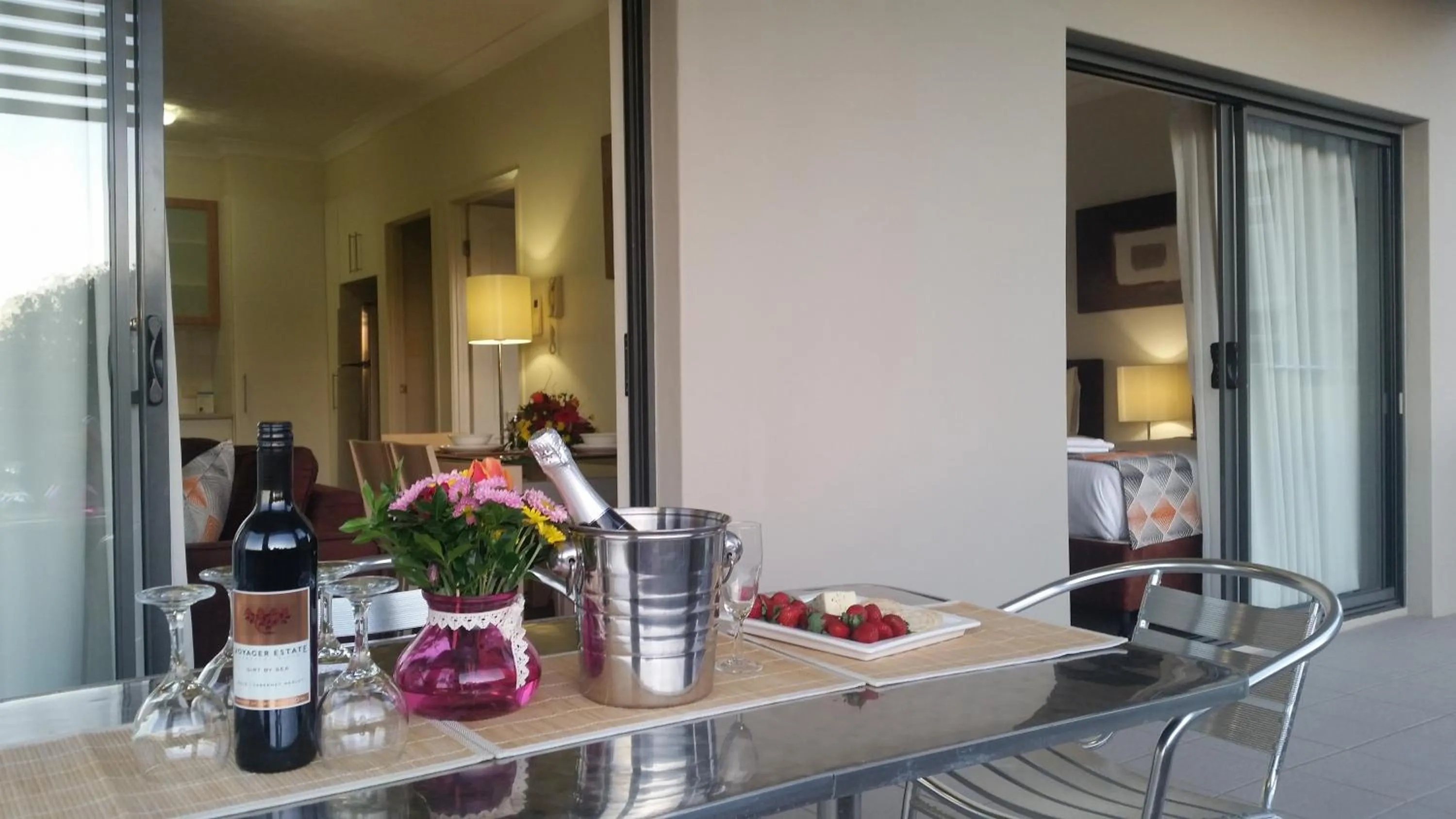 Balcony/Terrace in La Vida on Anzac