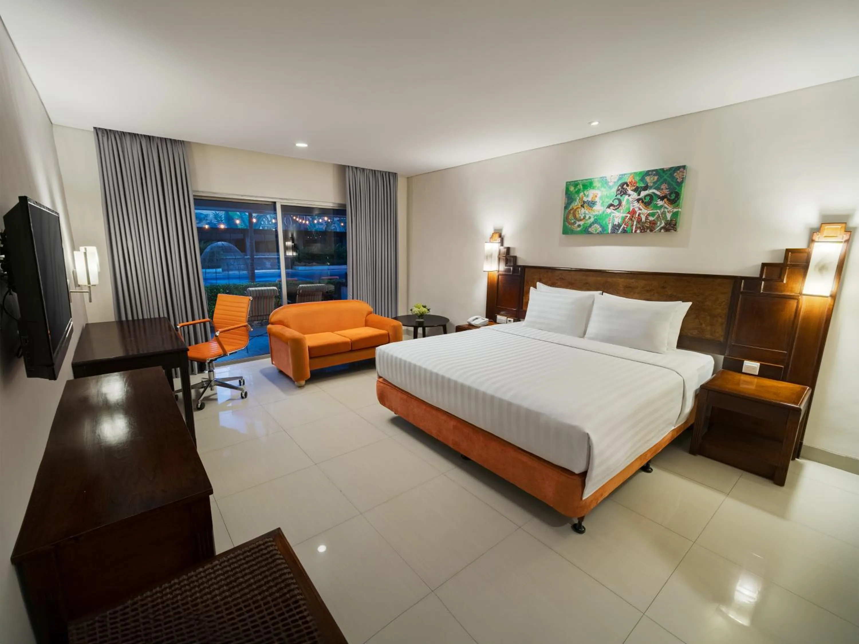Bedroom, Bed in Grand Sahid Jaya