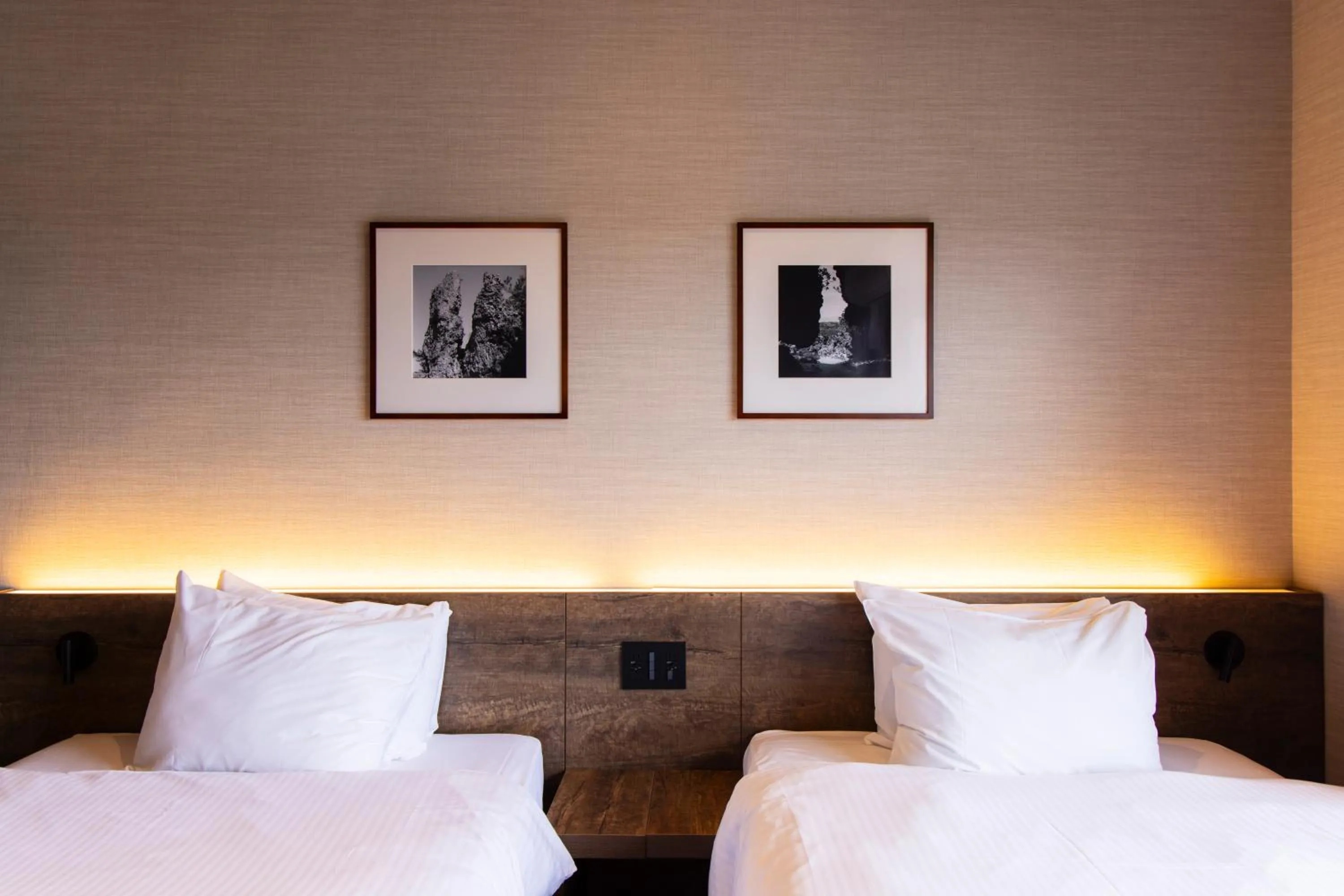 Photo of the whole room, Bed in TWIN LINE HOTEL YANBARU OKINAWA JAPAN Formerly Okinawa Suncoast Hotel