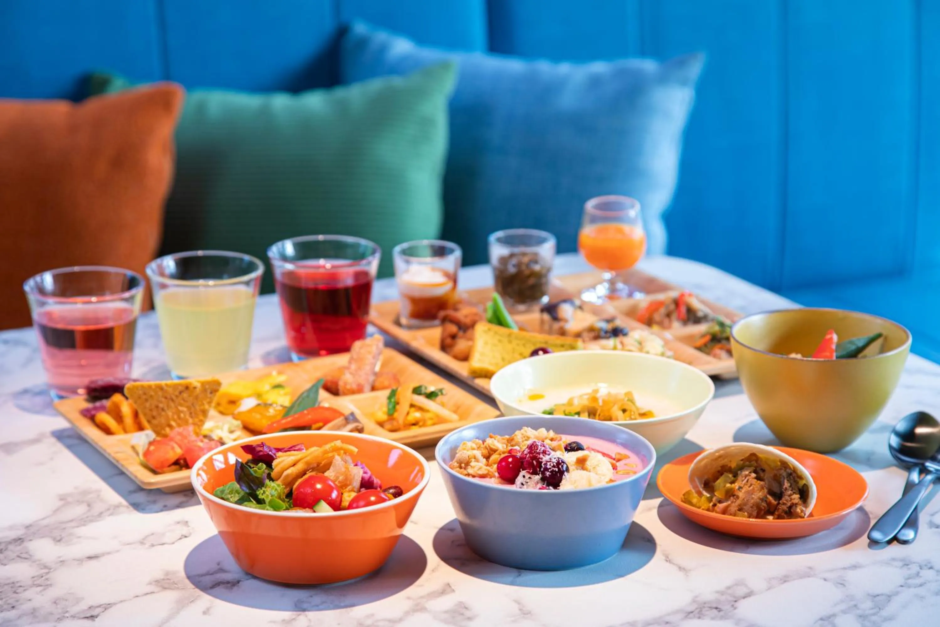 Breakfast in TWIN LINE HOTEL YANBARU OKINAWA JAPAN Formerly Okinawa Suncoast Hotel