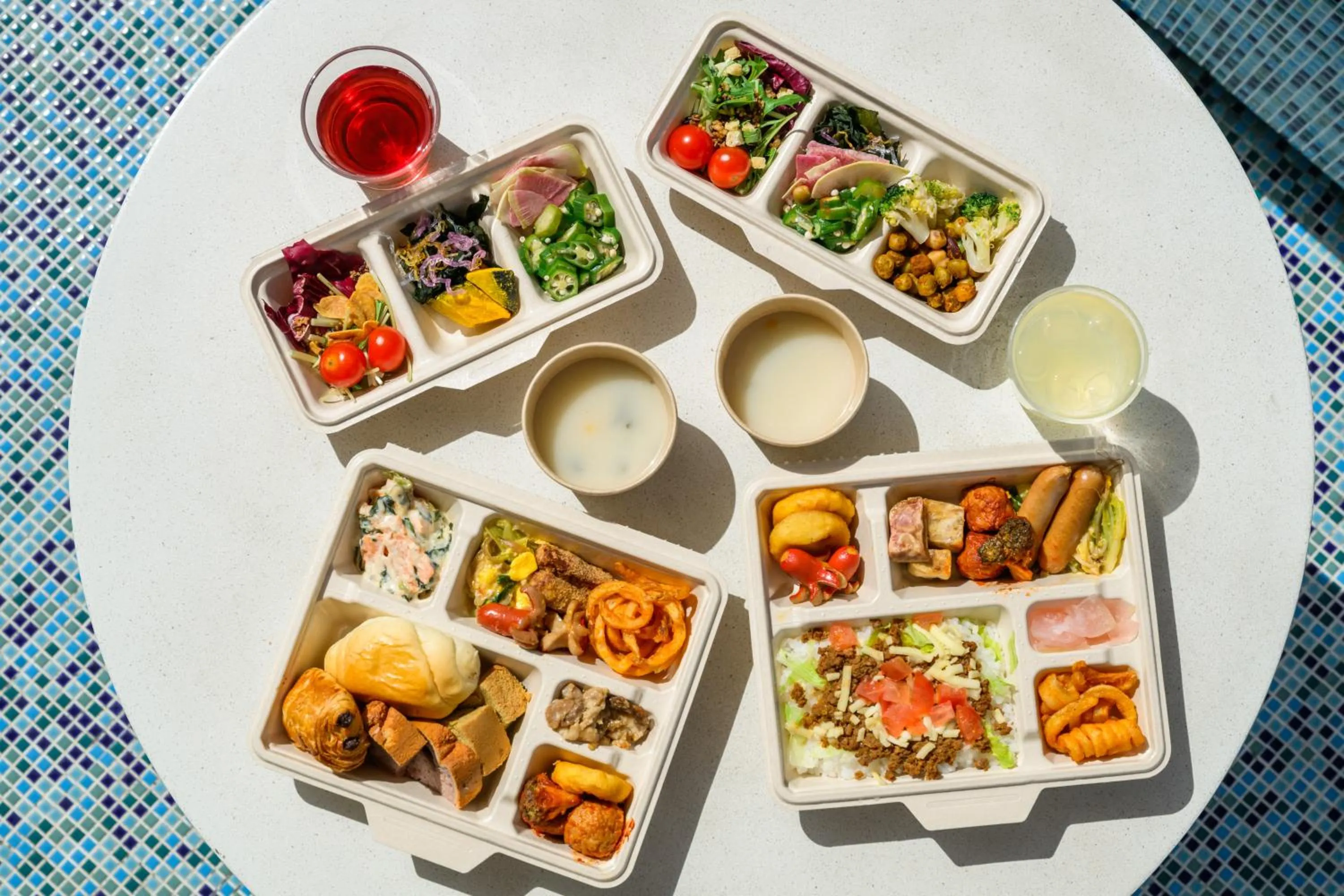 Food close-up in TWIN LINE HOTEL YANBARU OKINAWA JAPAN Formerly Okinawa Suncoast Hotel