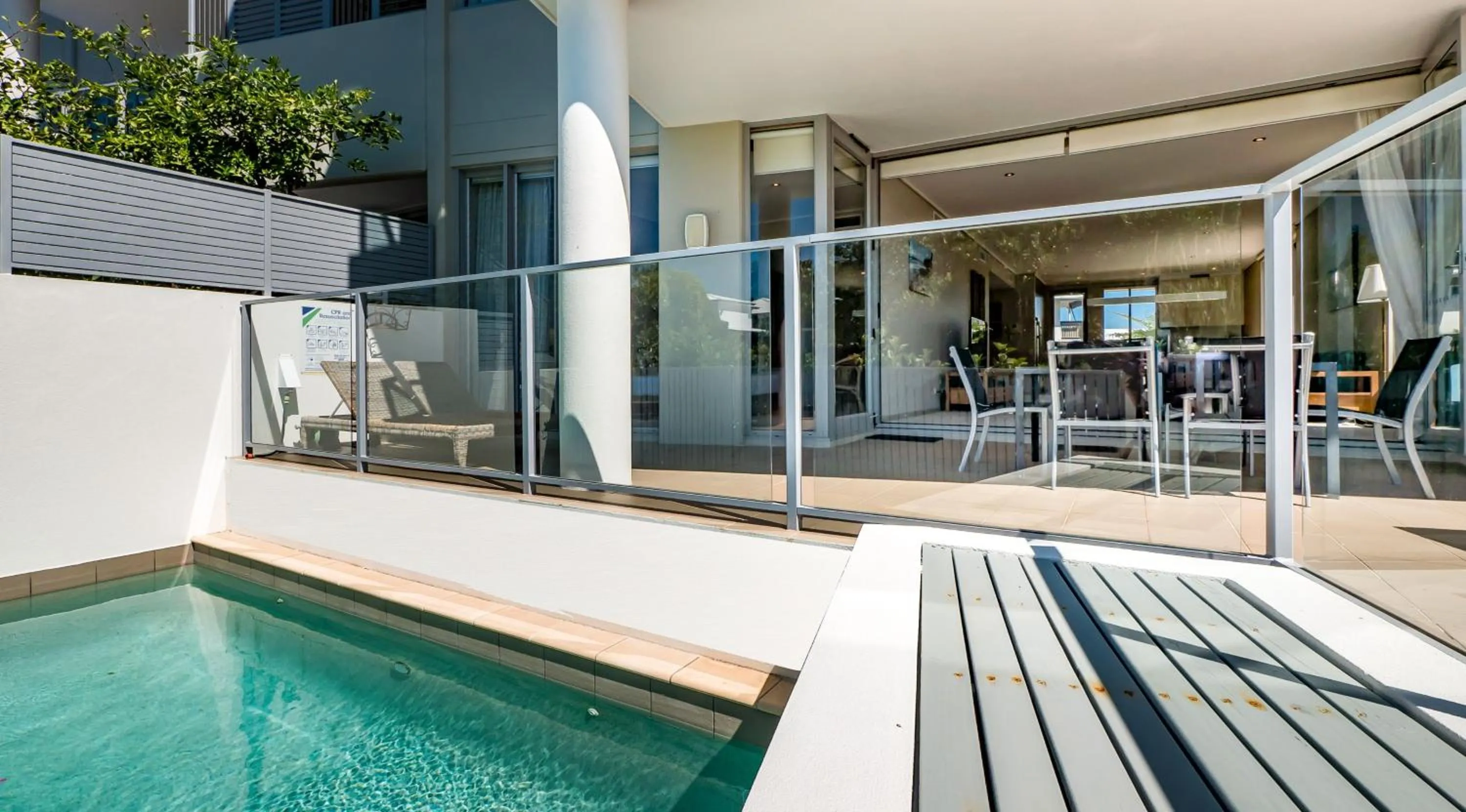 Balcony/Terrace in White Shells Luxury Apartments Marcoola