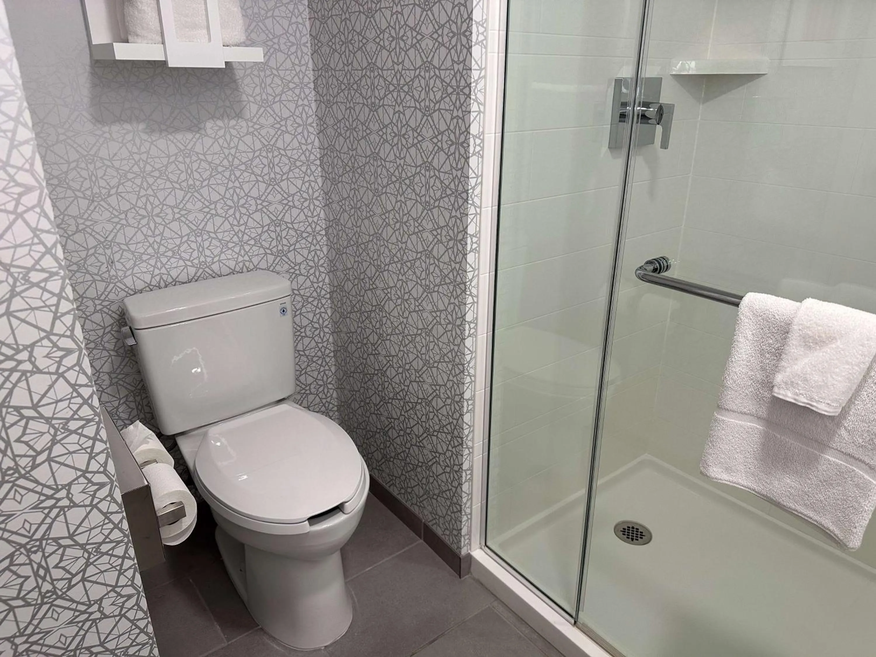 Bathroom in Hampton Inn Milpitas