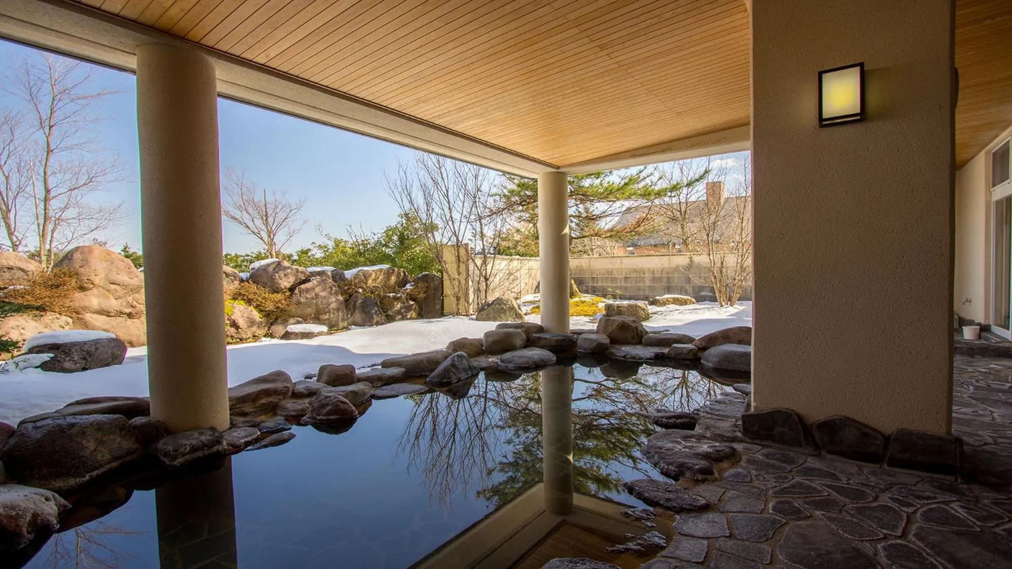 Hot Spring Bath in Satoyama Auberge & Hot Spring Wellness Spa Sakuragaike Kurgarden